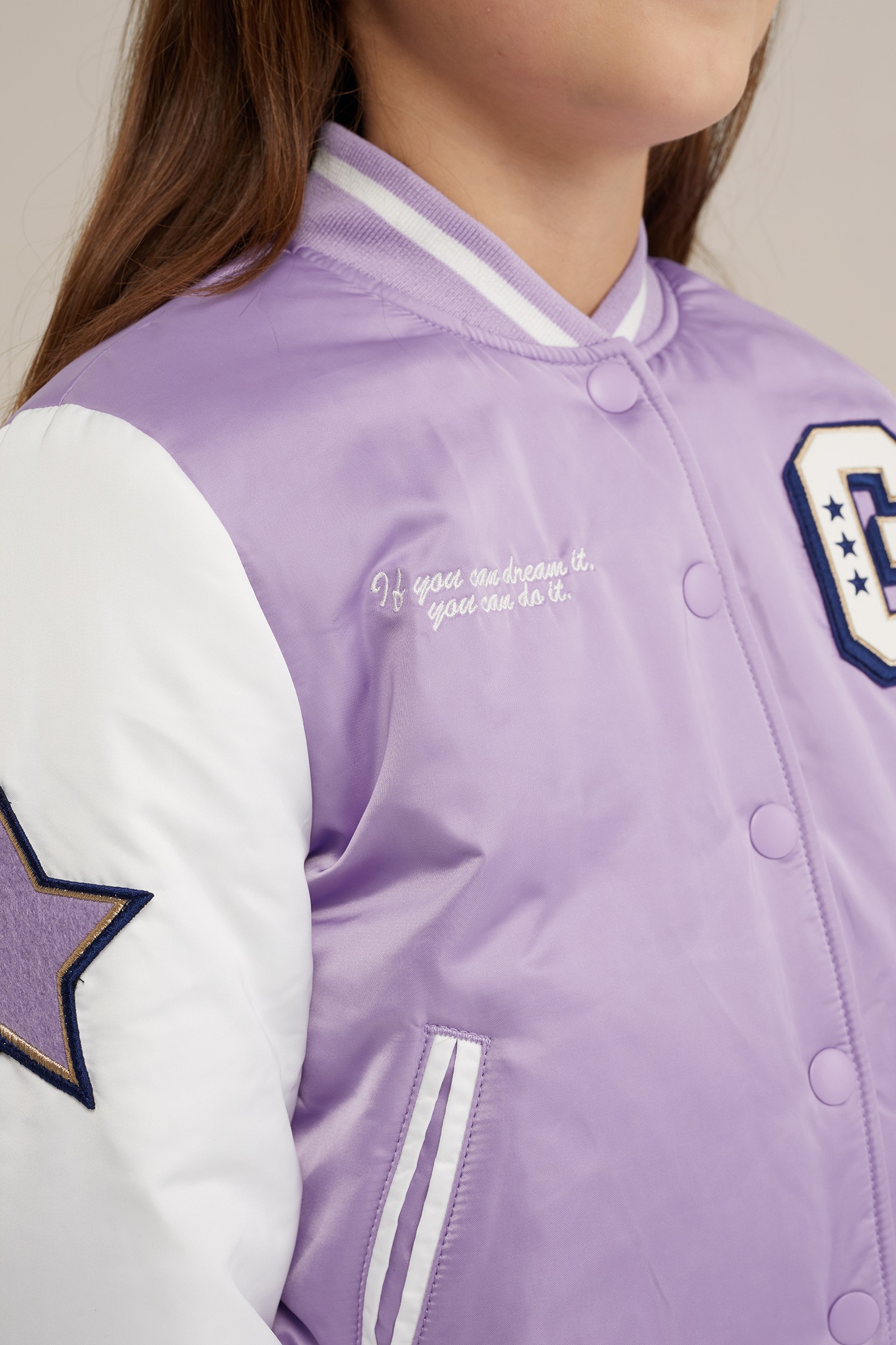 GIRLS BOMBER LILAC 5