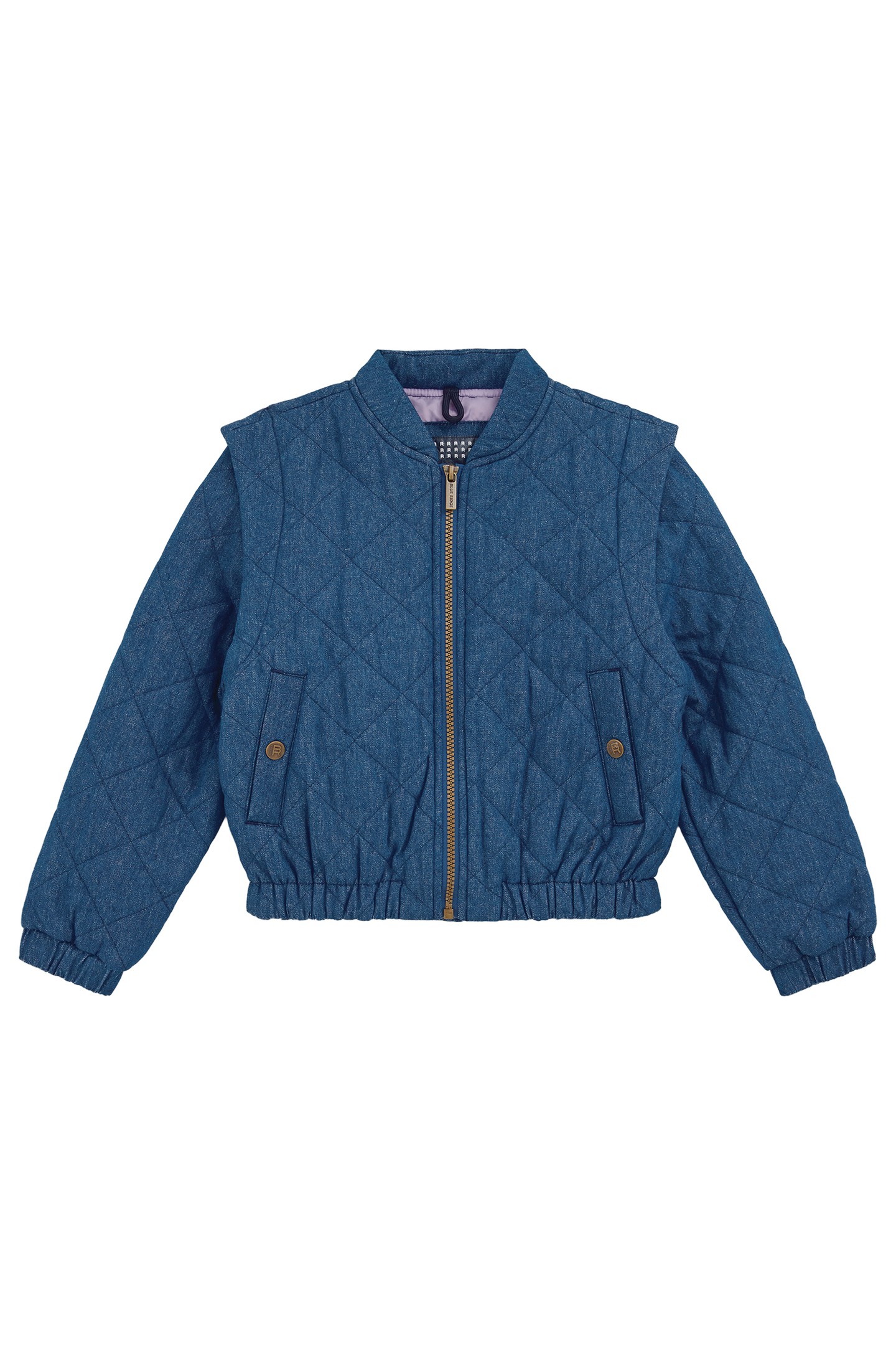 GIRLS BOMBER DARK BLUE 3