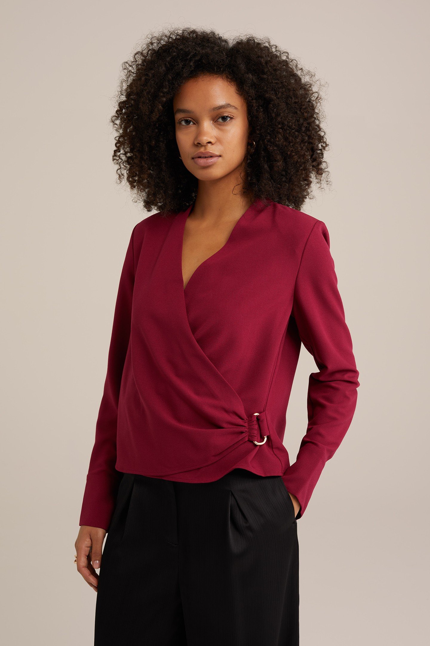 BLOUSE VINTAGE RED 2