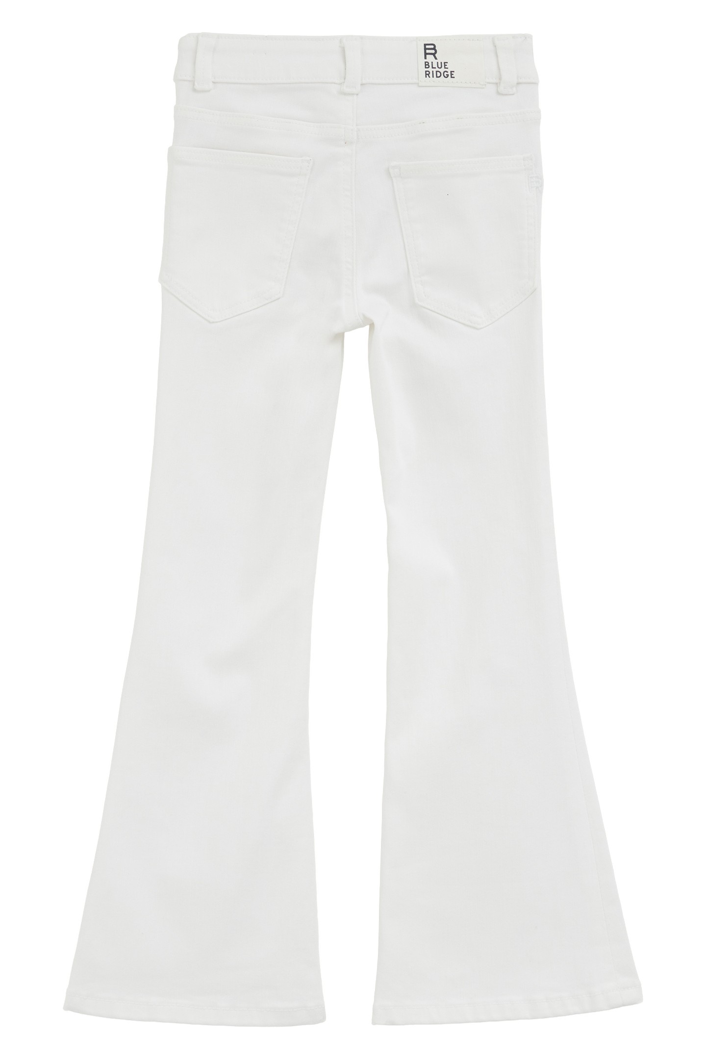 GIRLS 5-POCKET MID WAIST WHITE 4