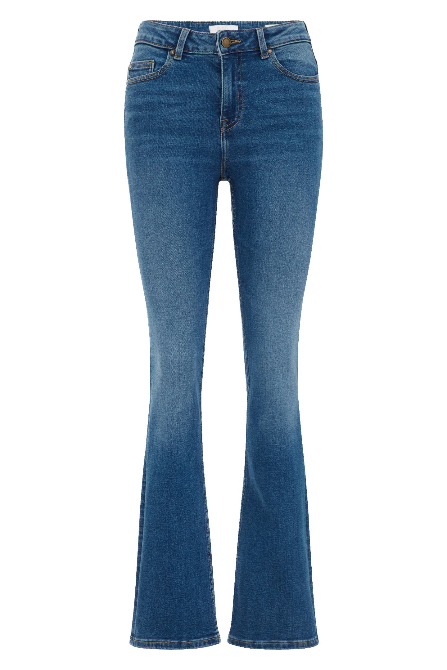 5-POCKET MID WAIST DARK BLUE 4