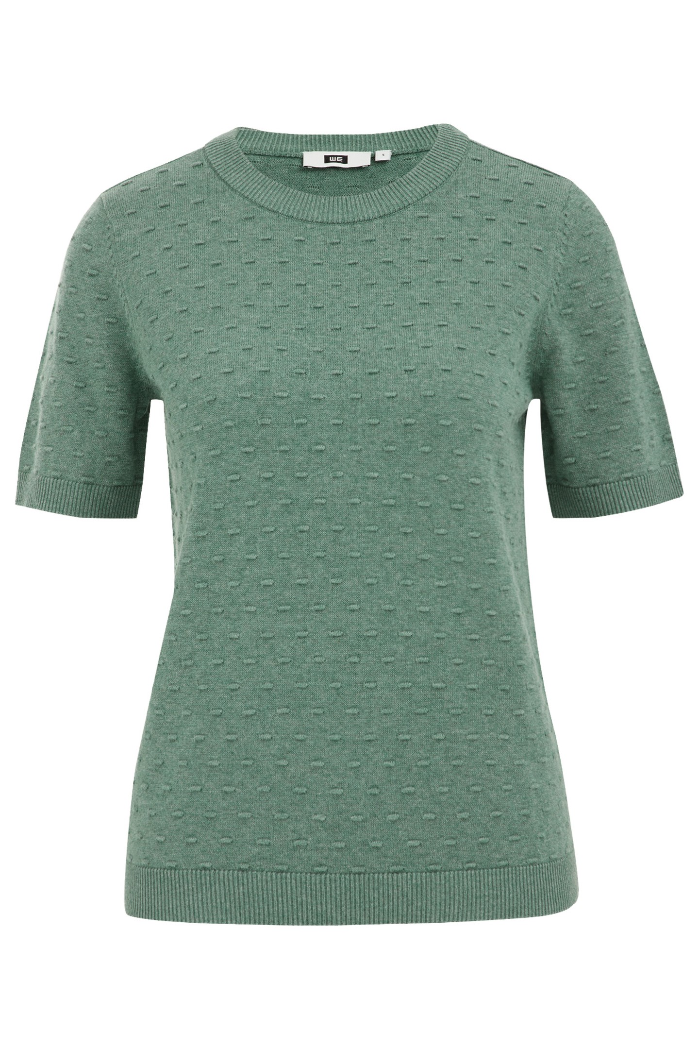 KNITTED PULLOVER LIGHT GREEN 1