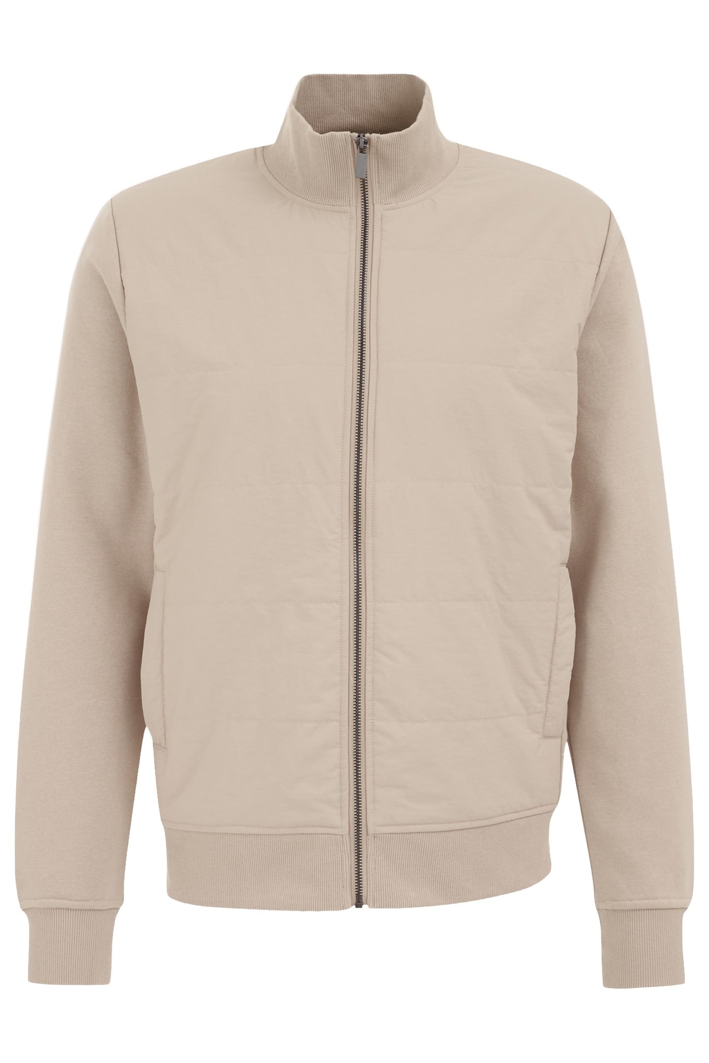 CARDIGAN WITH ZIPPER BEIGE 4