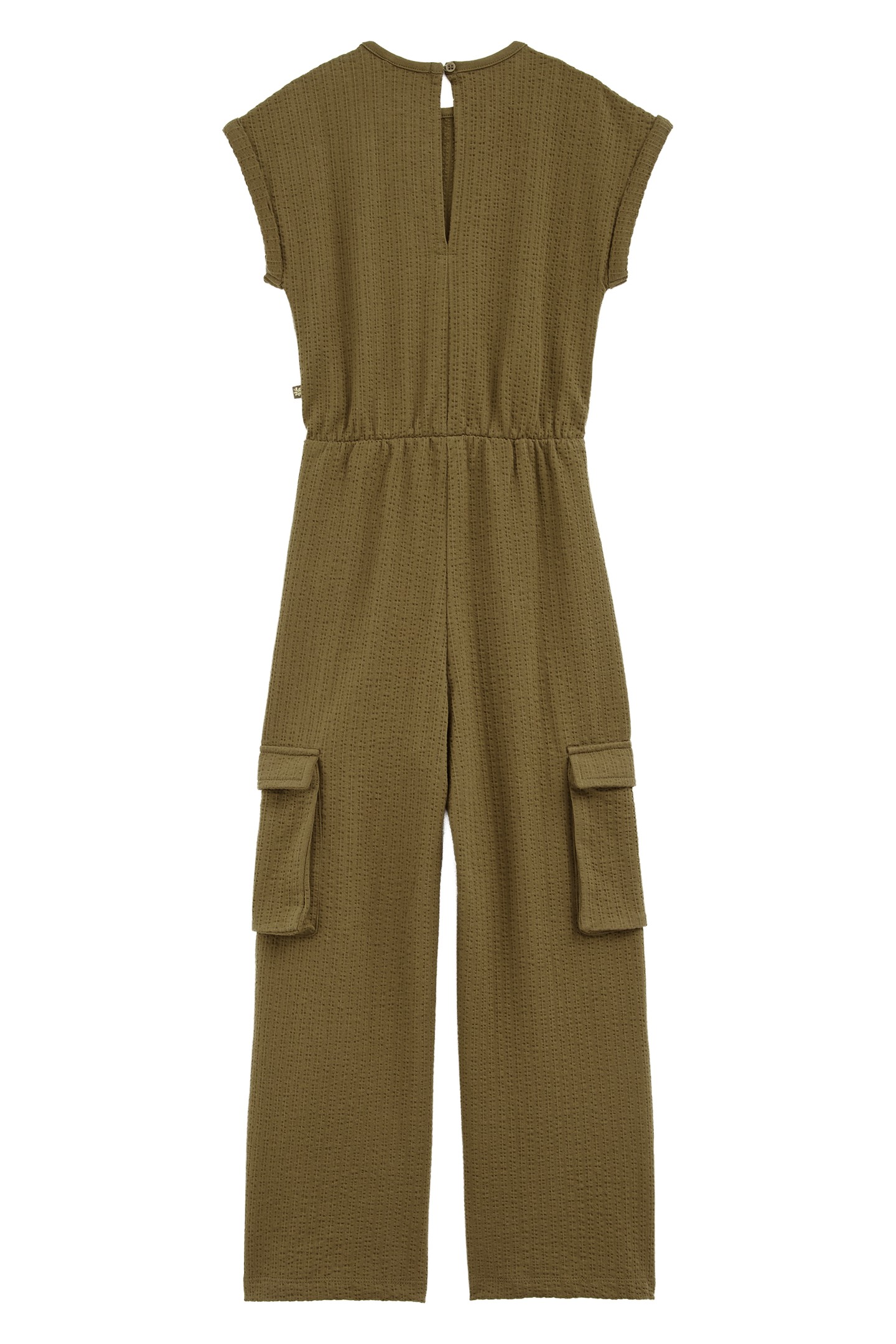 GIRLS JUMPSUIT MOSS GREEN 3