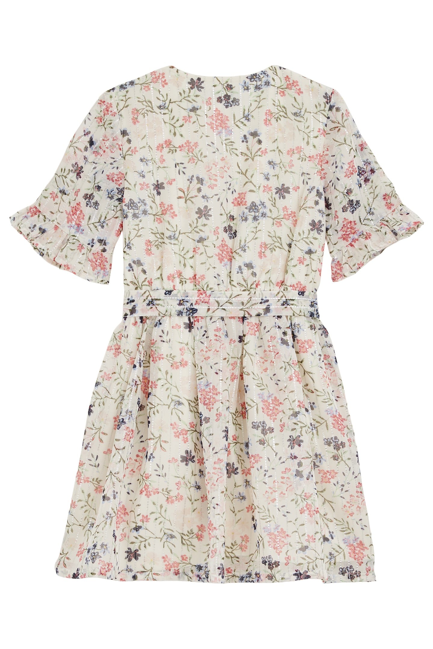 GIRLS DRESS MID LENGTH WHITE 4