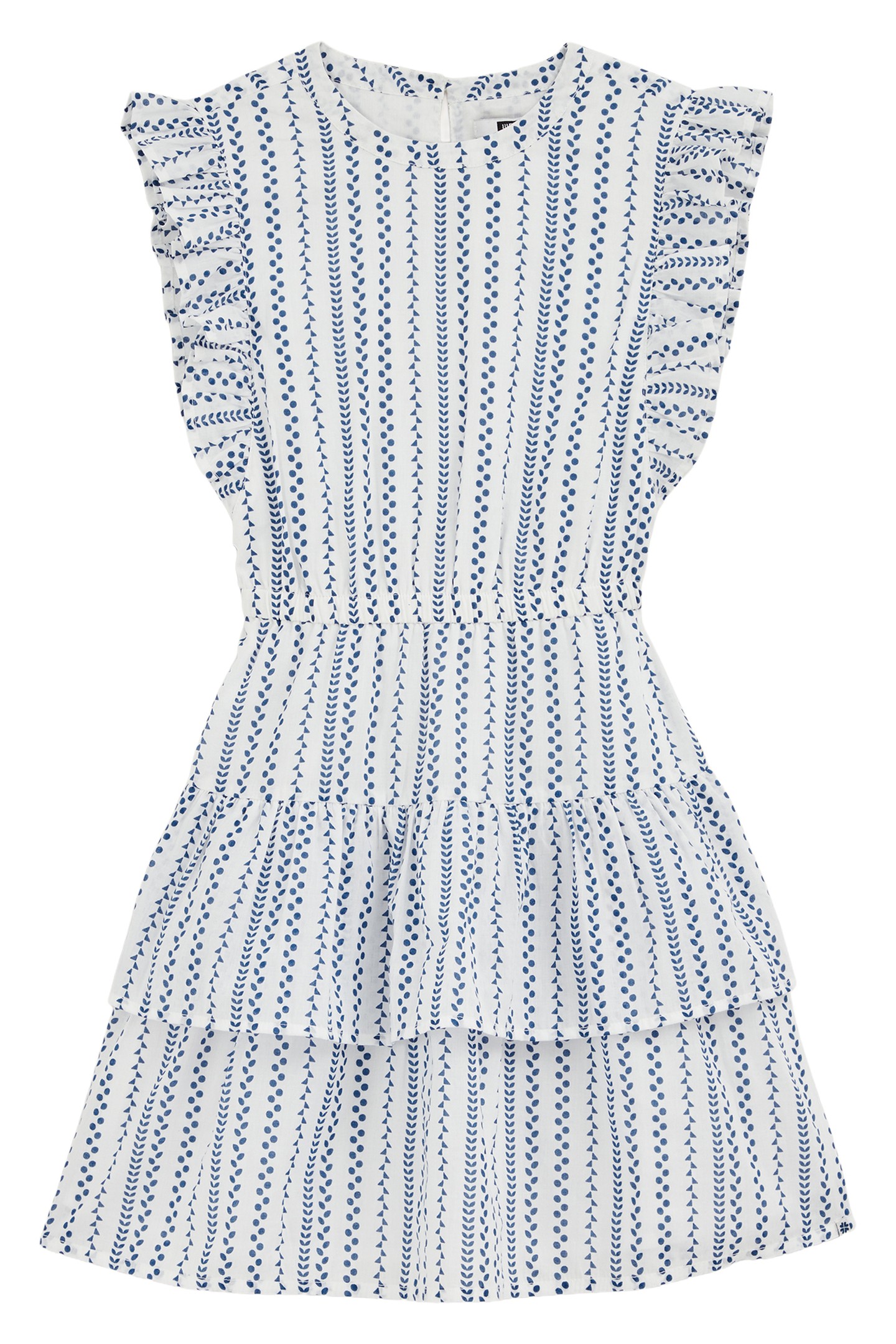 GIRLS DRESS MID LENGTH DARK BLUE 3