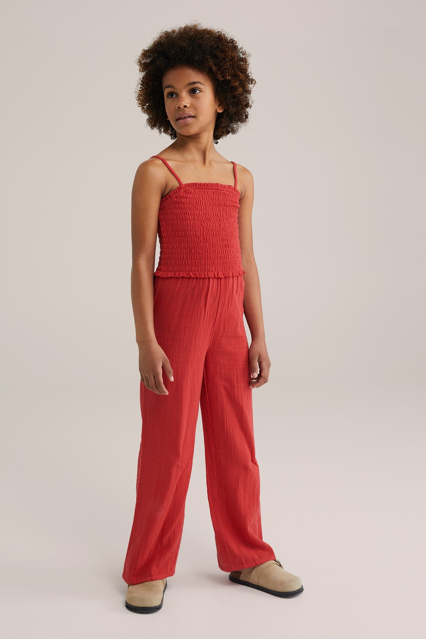 GIRLS JUMPSUIT RED 1