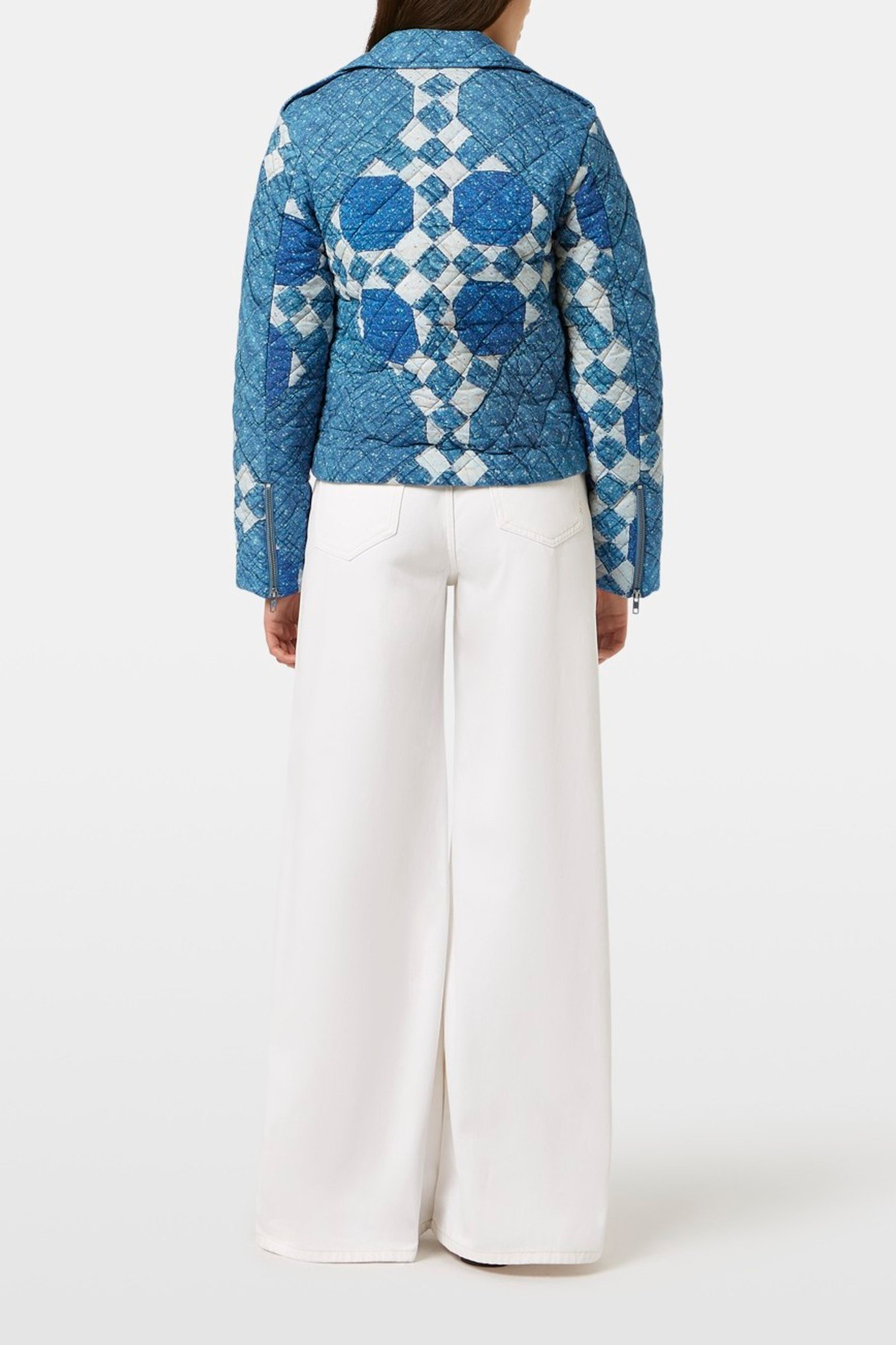 HEIRLOOM PRINT QUILTED BIKER JACKET HEIRLOOM QUILT 5