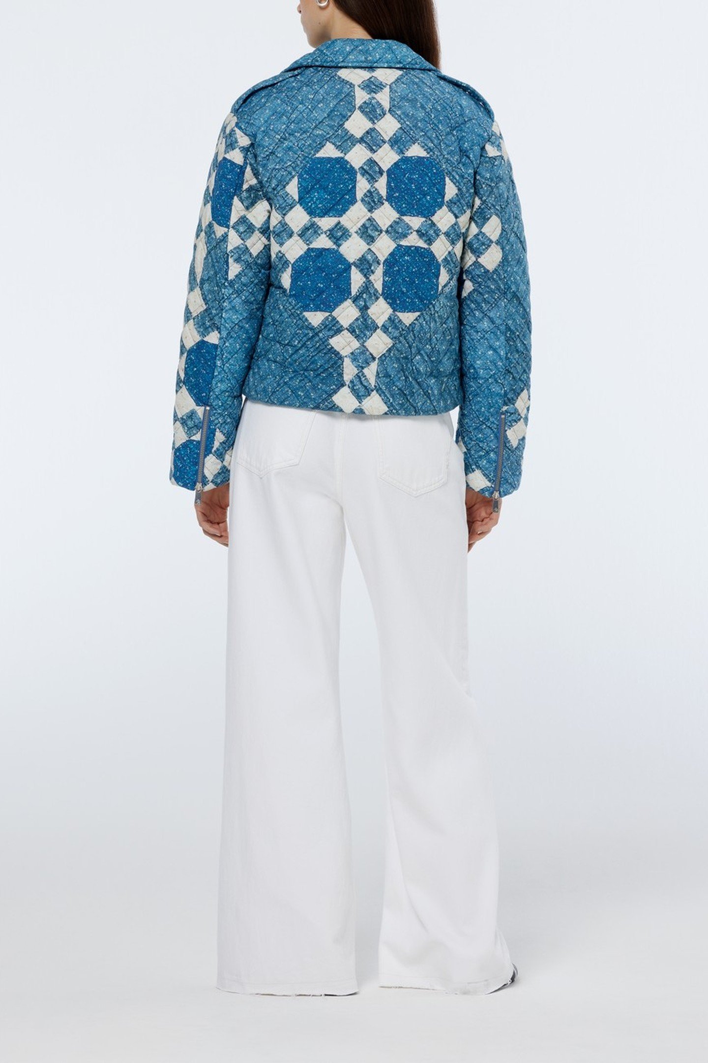 HEIRLOOM PRINT QUILTED BIKER JACKET HEIRLOOM QUILT 6