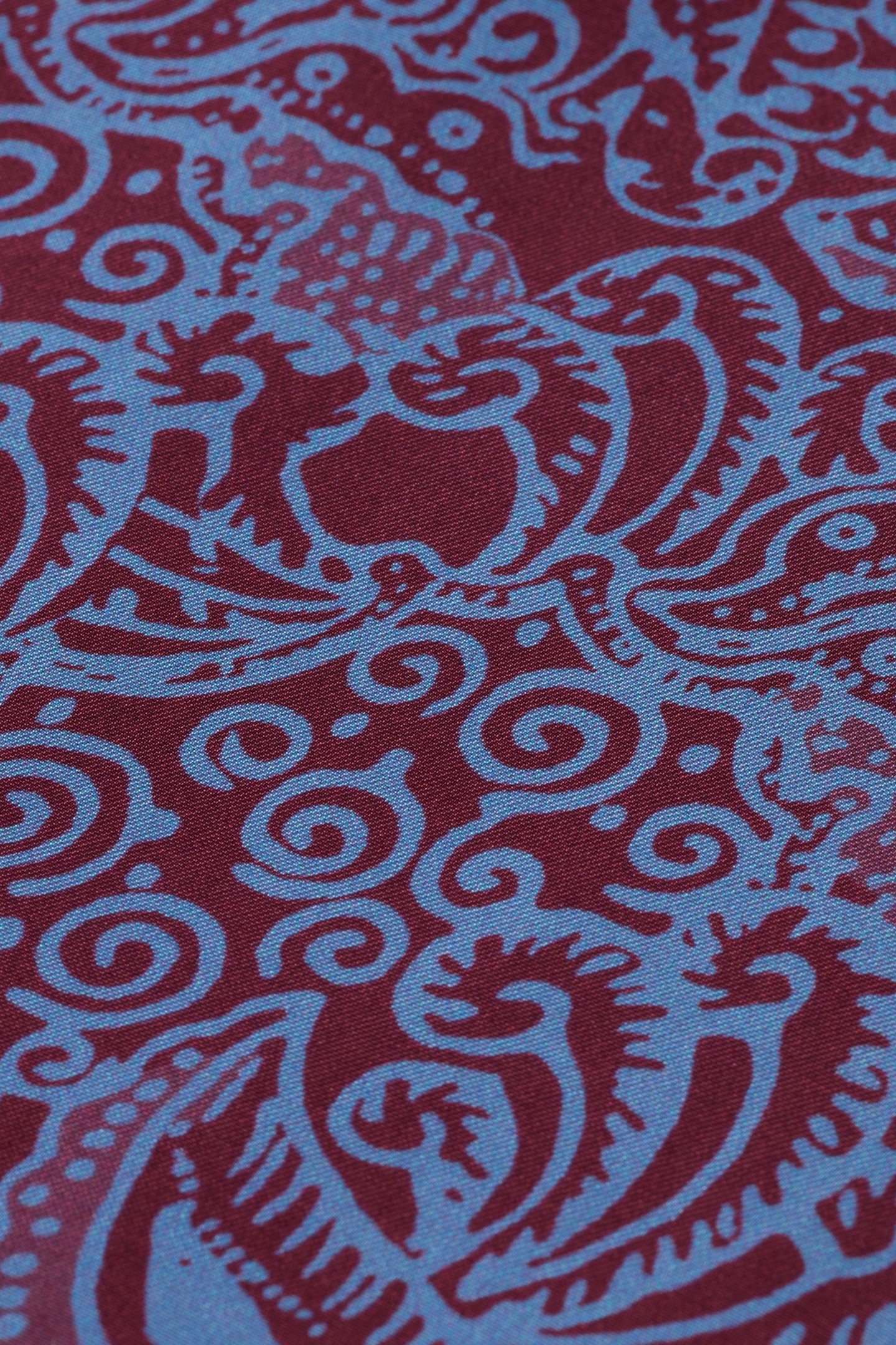 JERSEY WOVEN TANK BLUE MOUNTAIN PAISLEY LAKE BLUE 3