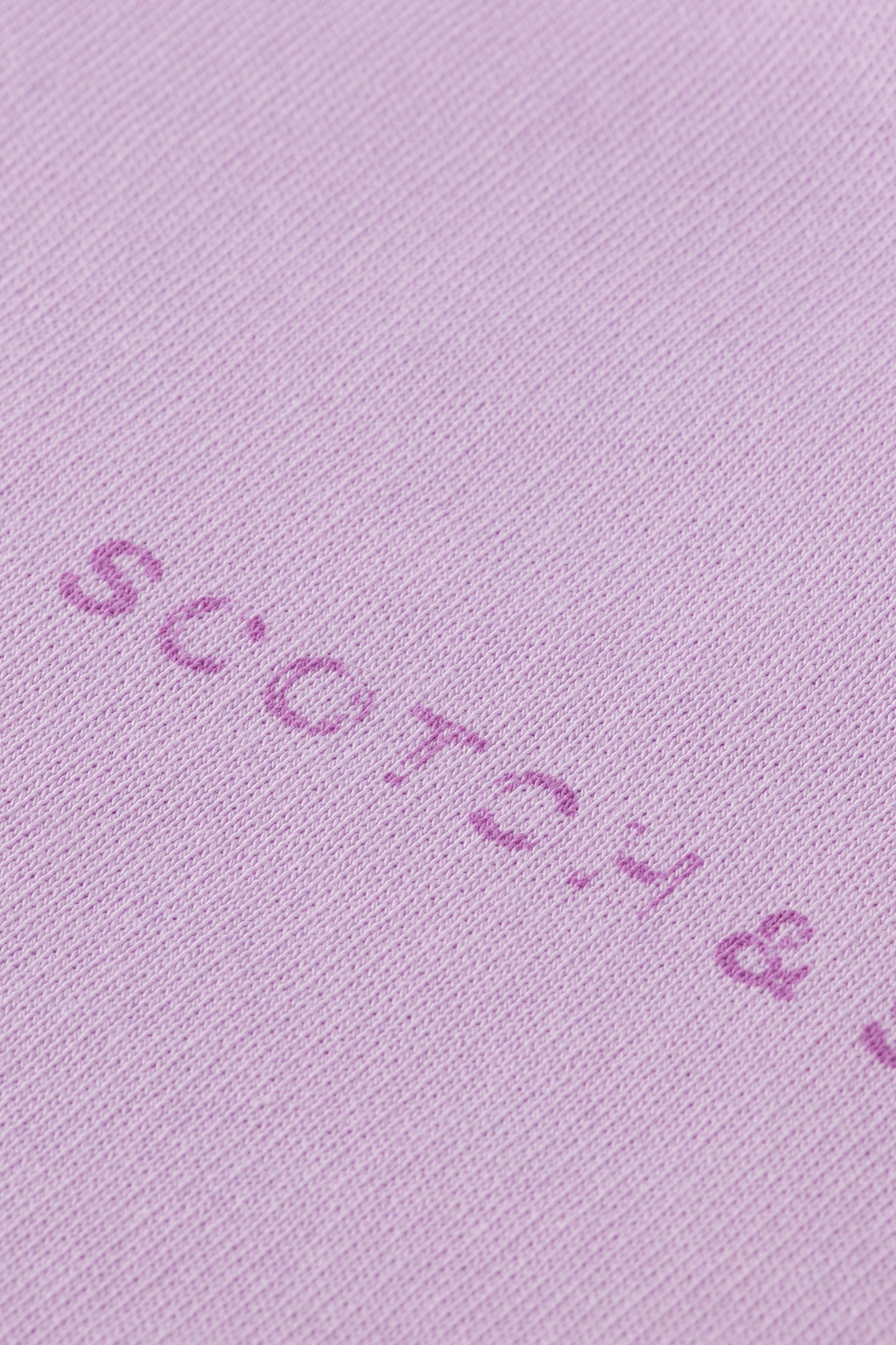 FLATLOCK LOOSE FIT SWEATSHIRT LIGHT IRIS PINK 3