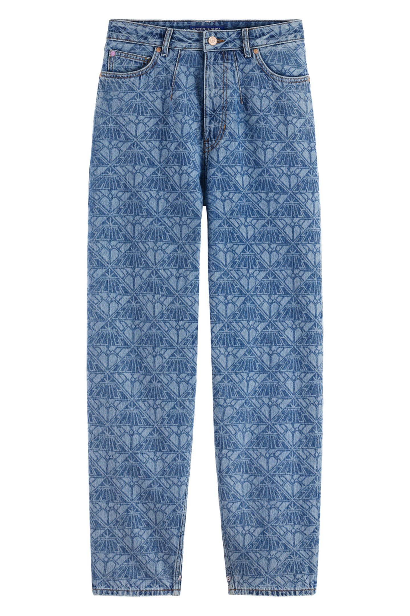 THE TIDE BALLOON JEANS WITH LONGER INSEAM MONOGRAM 1