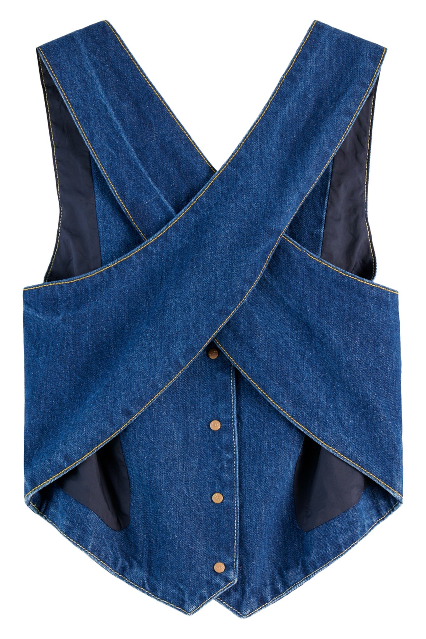 FITTED DENIM WAISTCOAT CITY FRESH 3