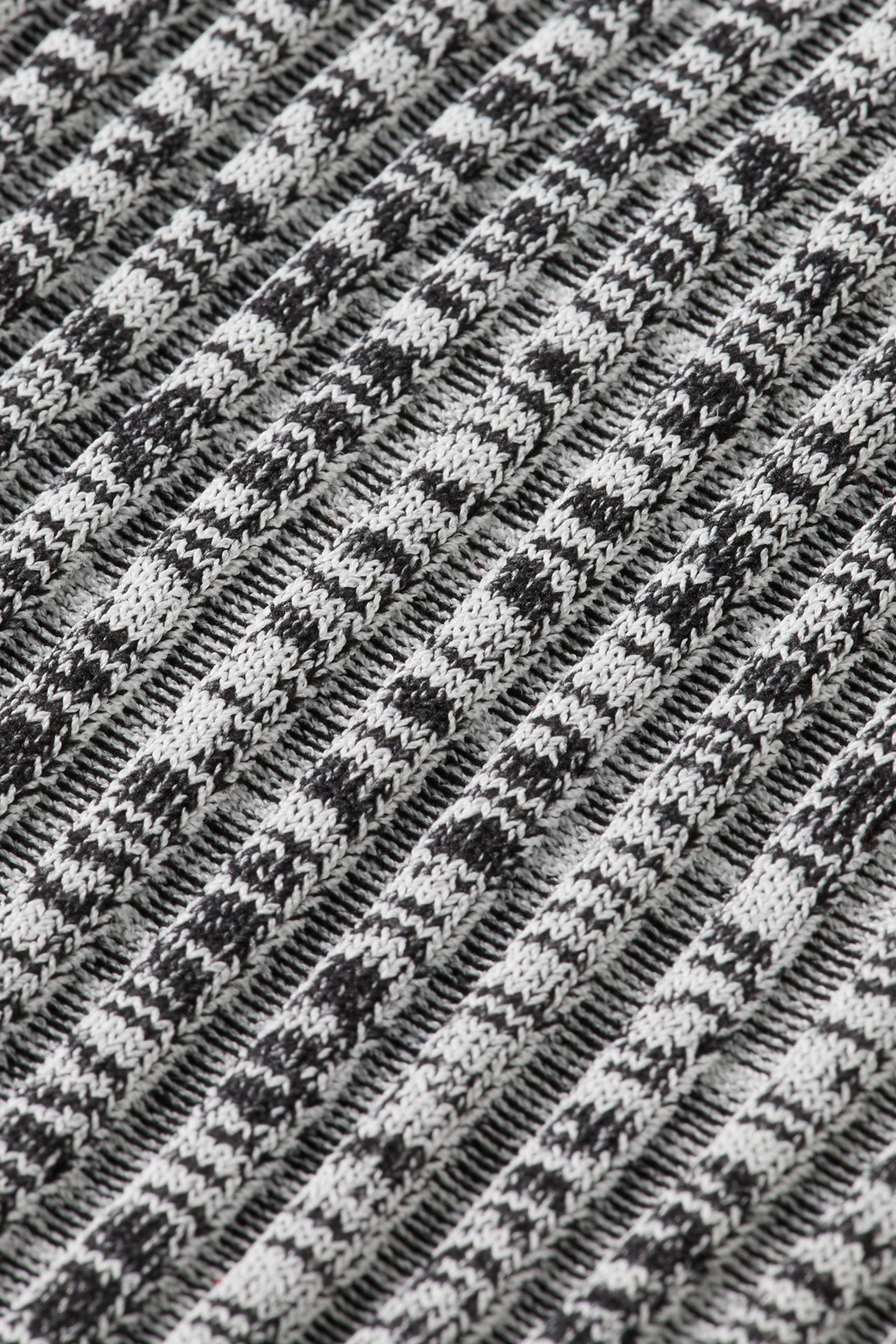 MAXI RIBBED KNITTED SKIRT BLACK 2