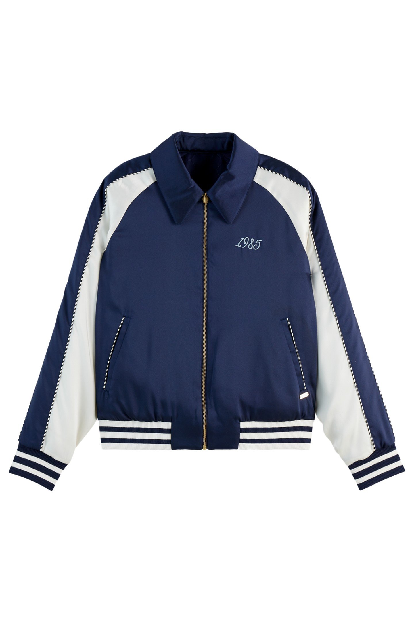 REVERSIBLE SOUVENIR JACKET NAVY/ SOFT ICE 1