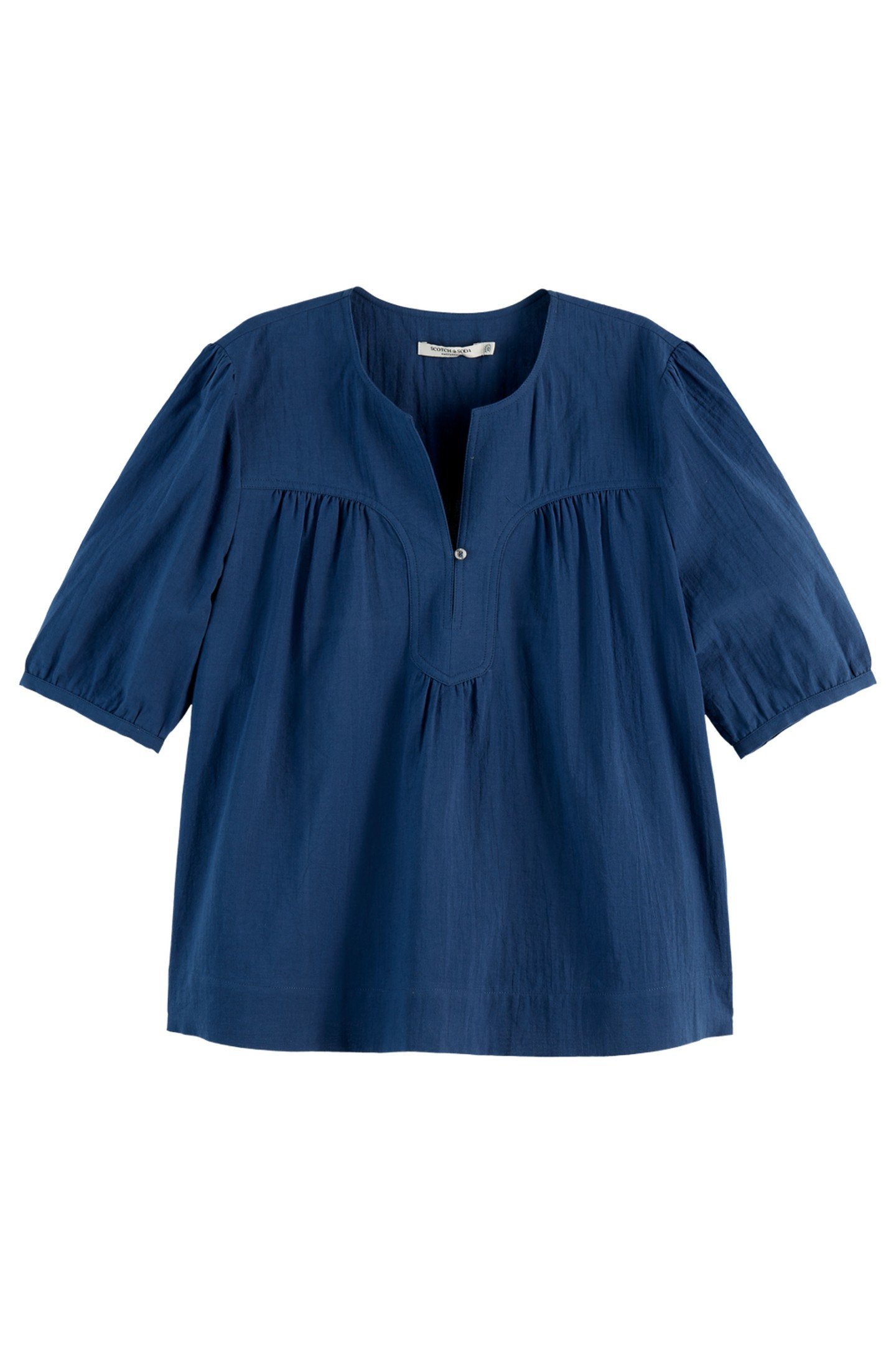 PRINTED SHORT SLEEVE TOP ATLANTIC BLUE 5