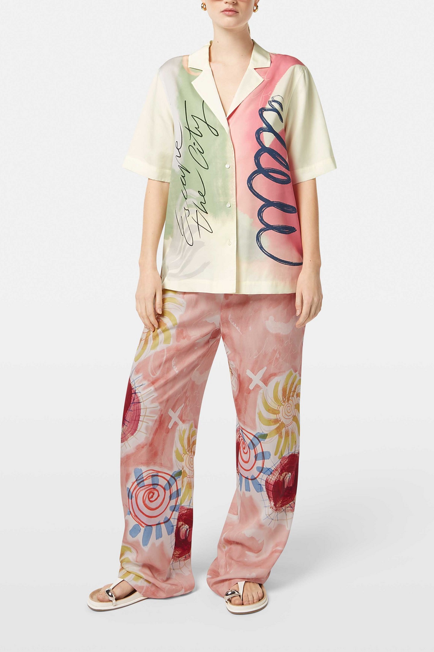 PLACED PRINT SHORT SLEEVE SHIRT LUCEBERT PRINT by Scotch & Soda