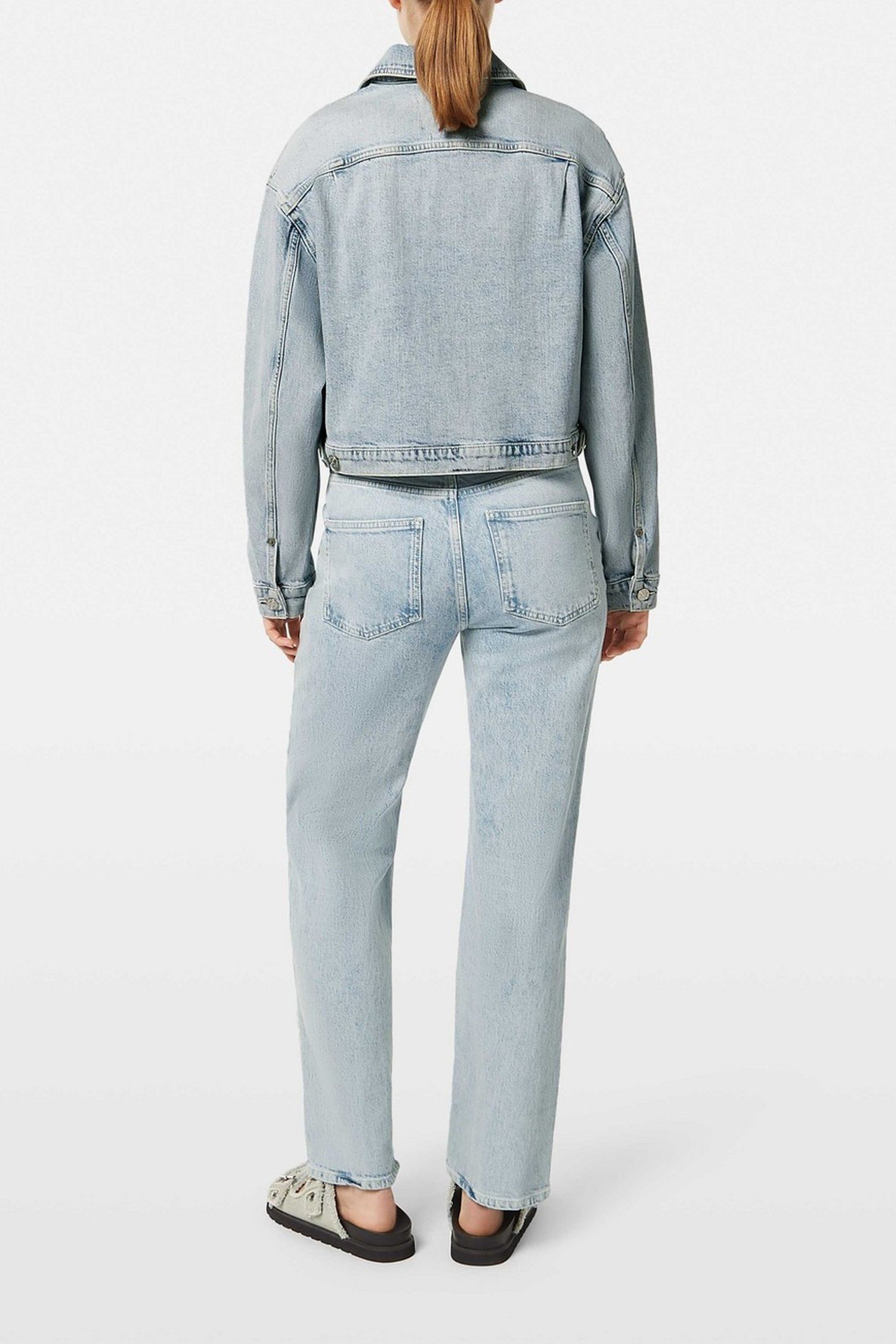 CROPPED DENIM TRUCKER JACKET BLUE STORY STORY BLUE 3