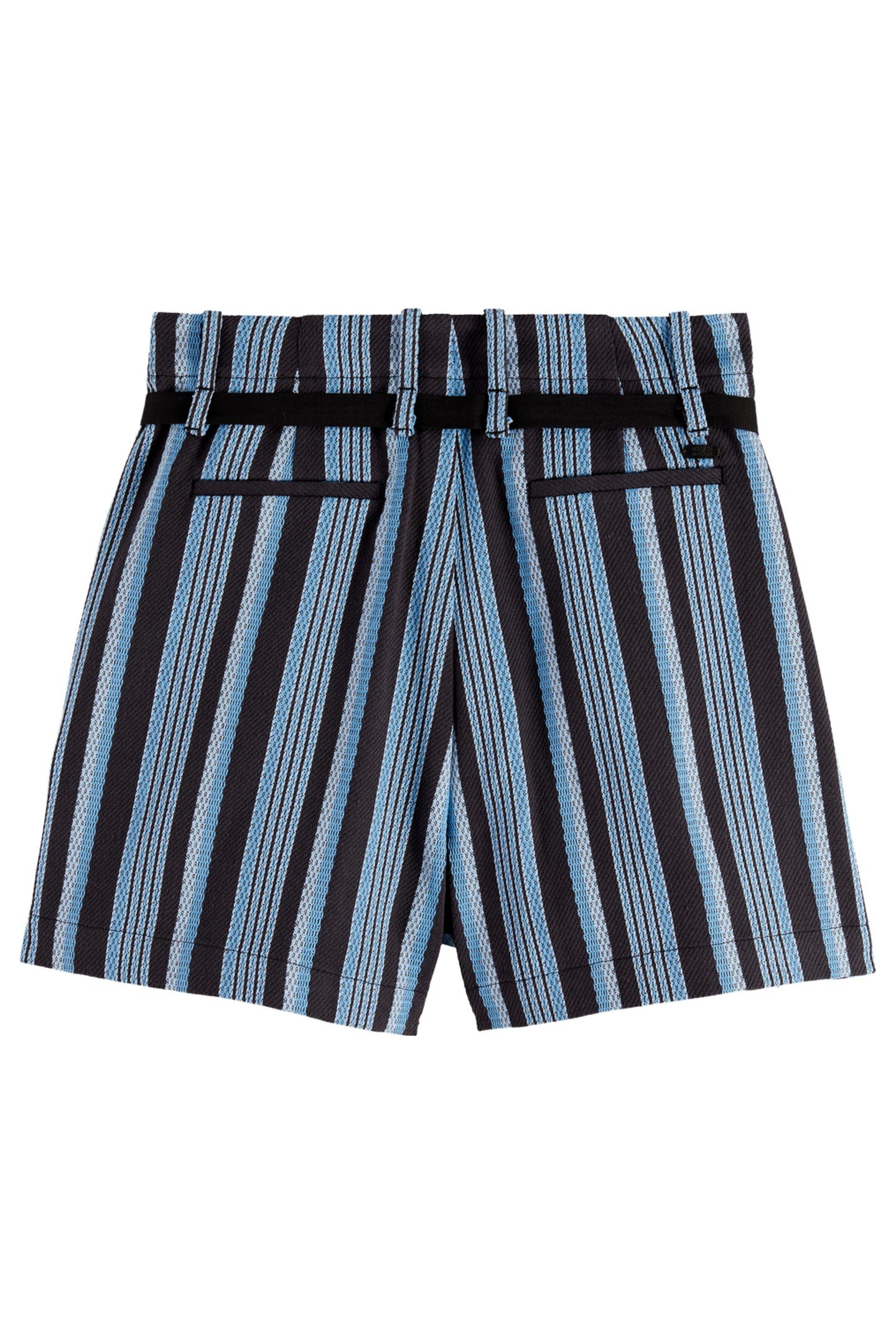HIGH RISE STRIPE SHORTS LUNAR PIER STRIPE 7