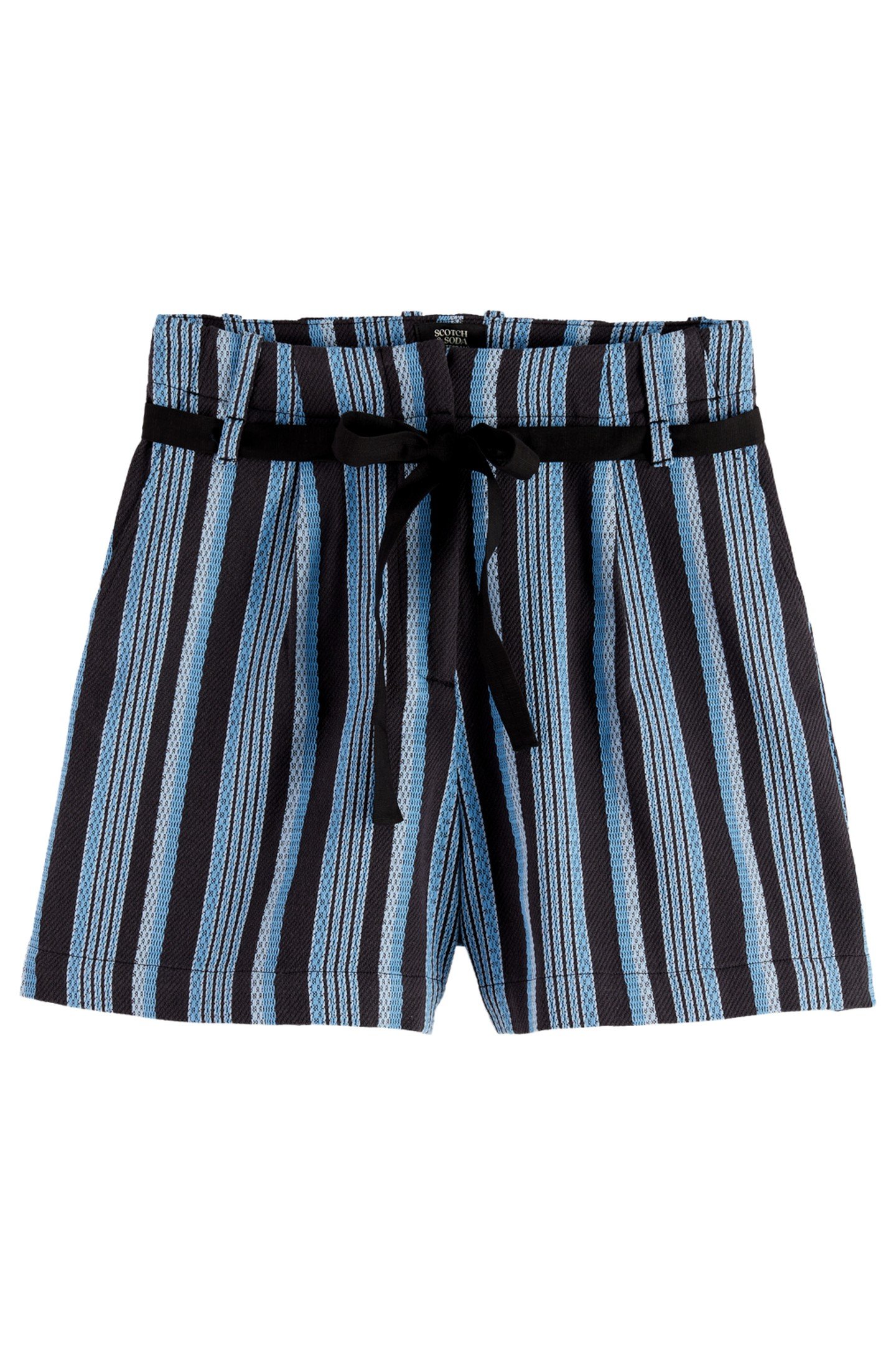 HIGH RISE STRIPE SHORTS LUNAR PIER STRIPE 8