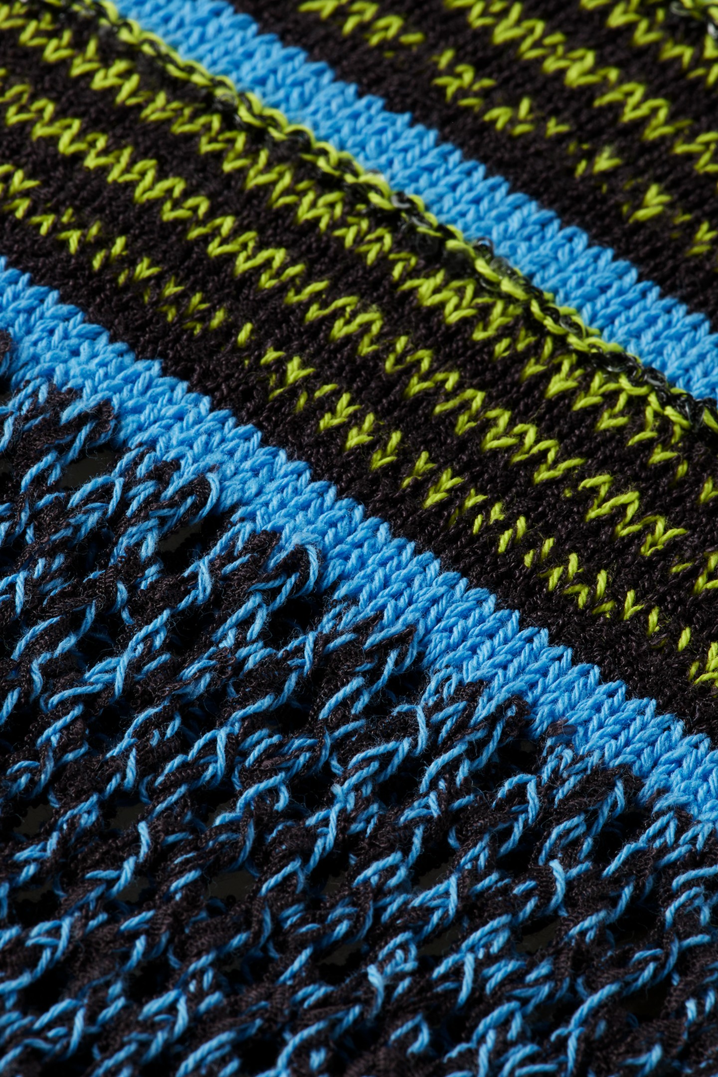 SEQUIN STRIPE KNITTED DRESS WASHED BLACK 5