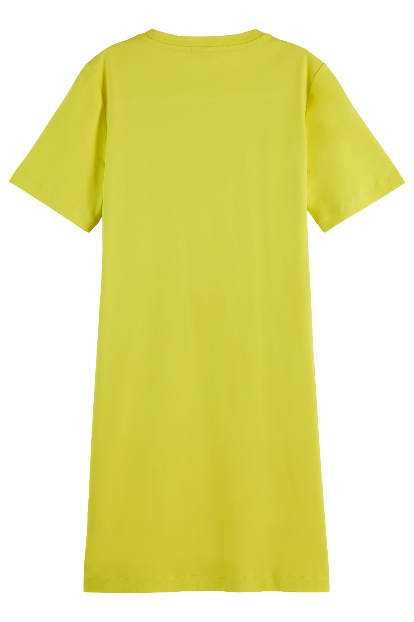 KNOTTED JERSEY DRESS CITRUS YELLOW 4