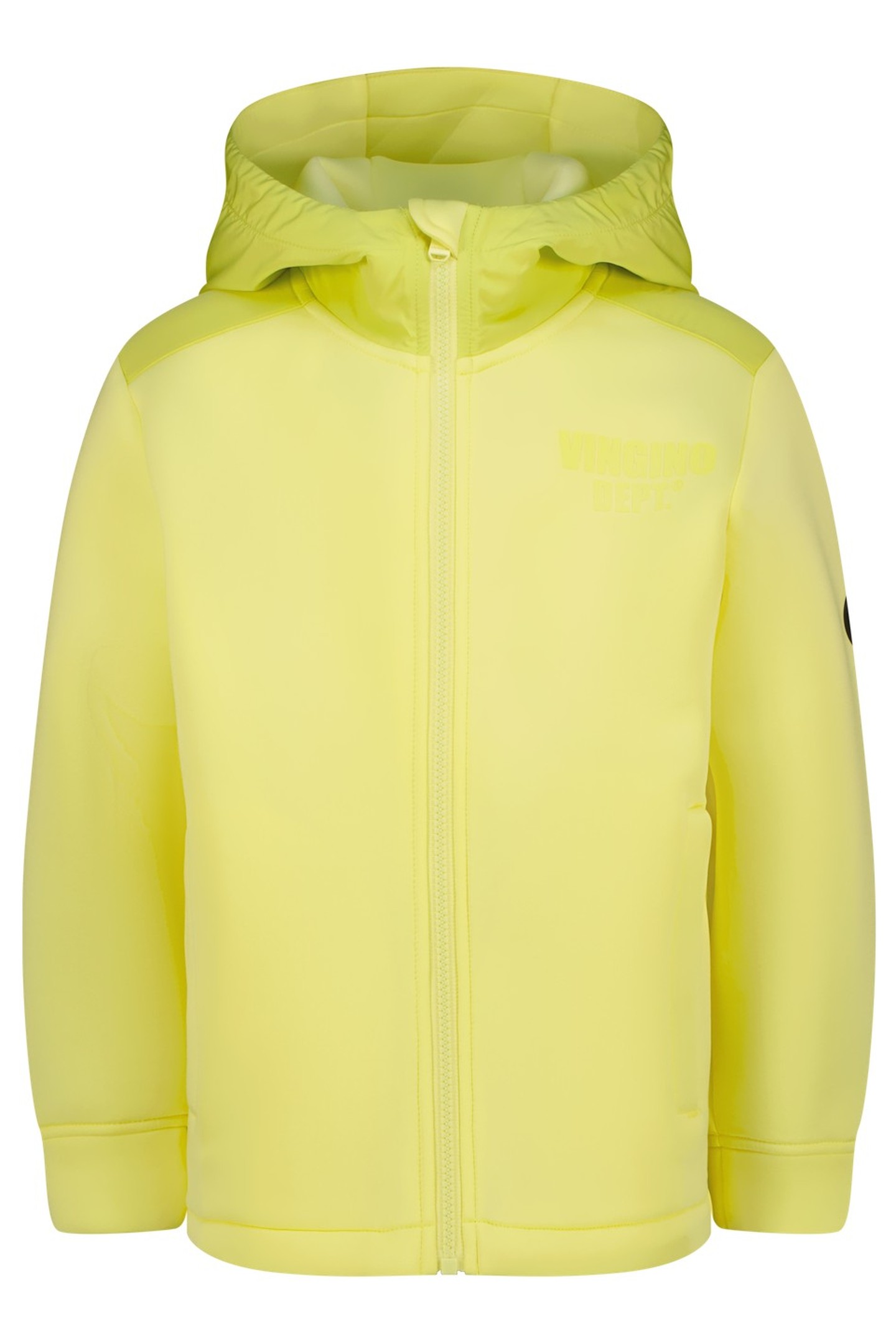BOYS THERSO JACKET OUTDOOR PALE LIME YELLOW 1