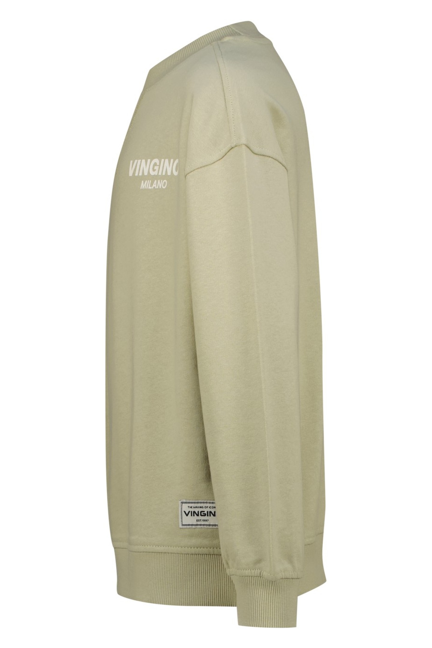 BOYS CREWNECK BASIC SWEATER KESWICK GREEN 3