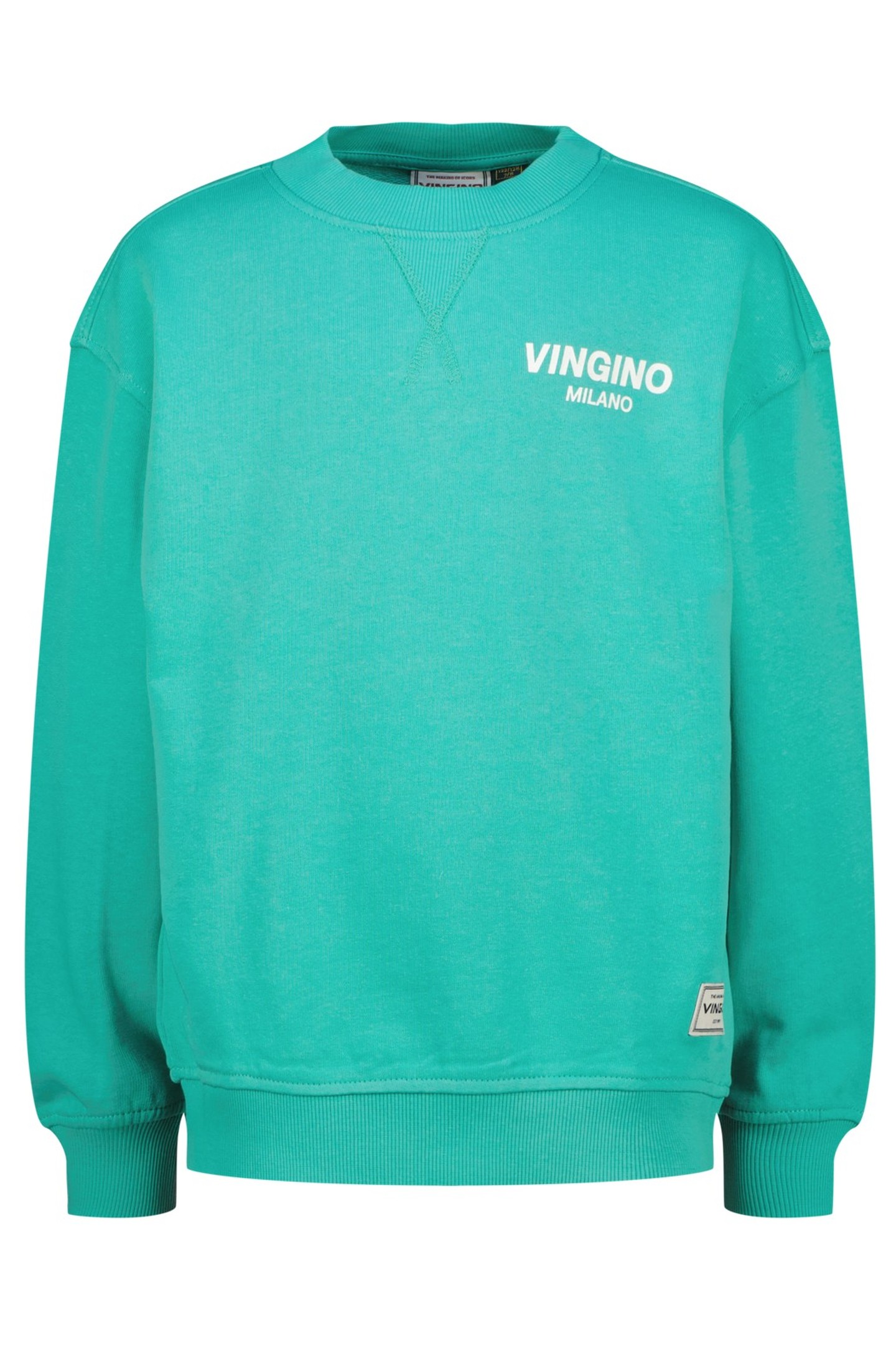BOYS CREWNECK BASIC SWEATER FEARLESS TURQUOISE 1