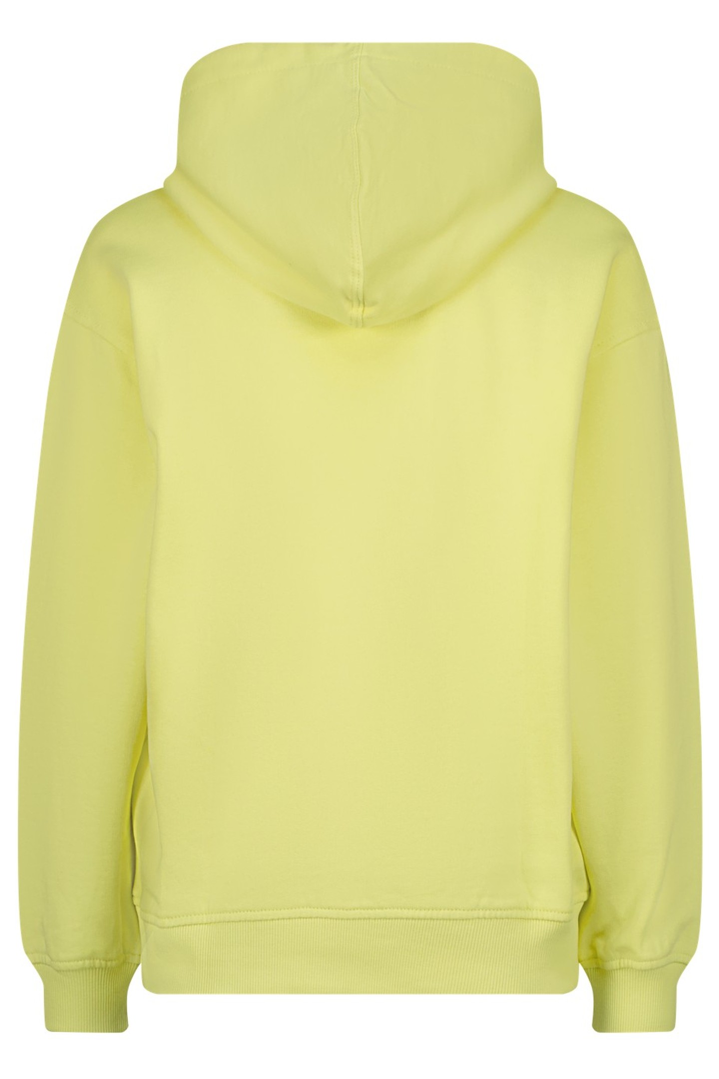BOYS BASIC-HOODY SWEATER PALE LIME YELLOW 2