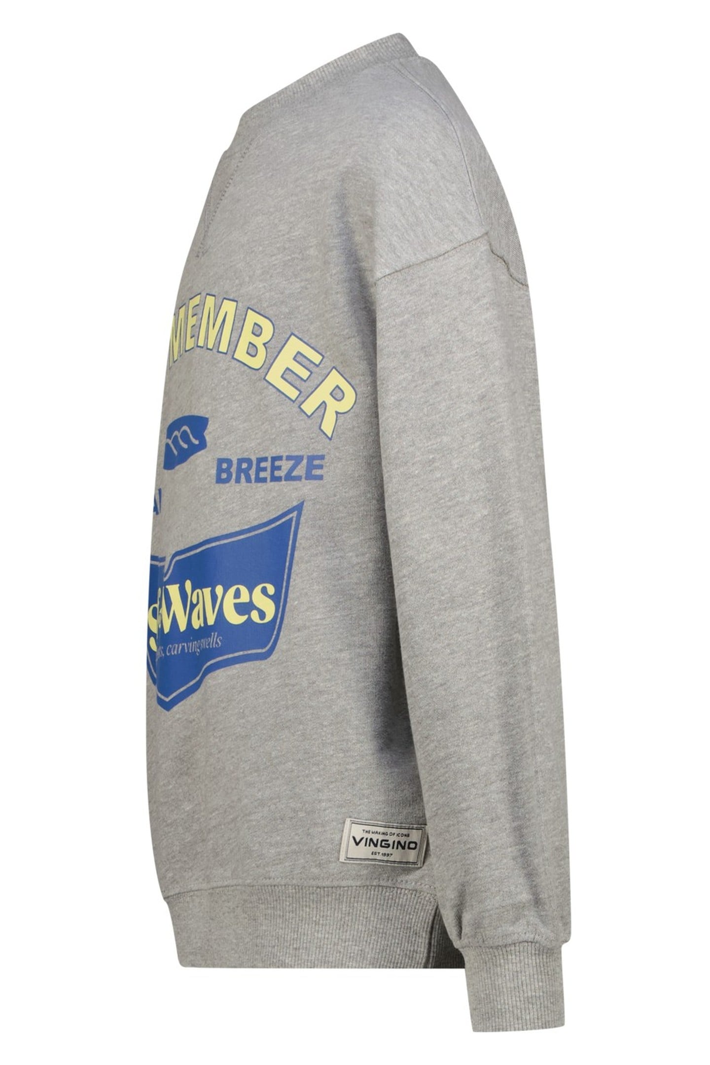 BOYS NOFER SWEATER FEARLESS GREY MELEE 3