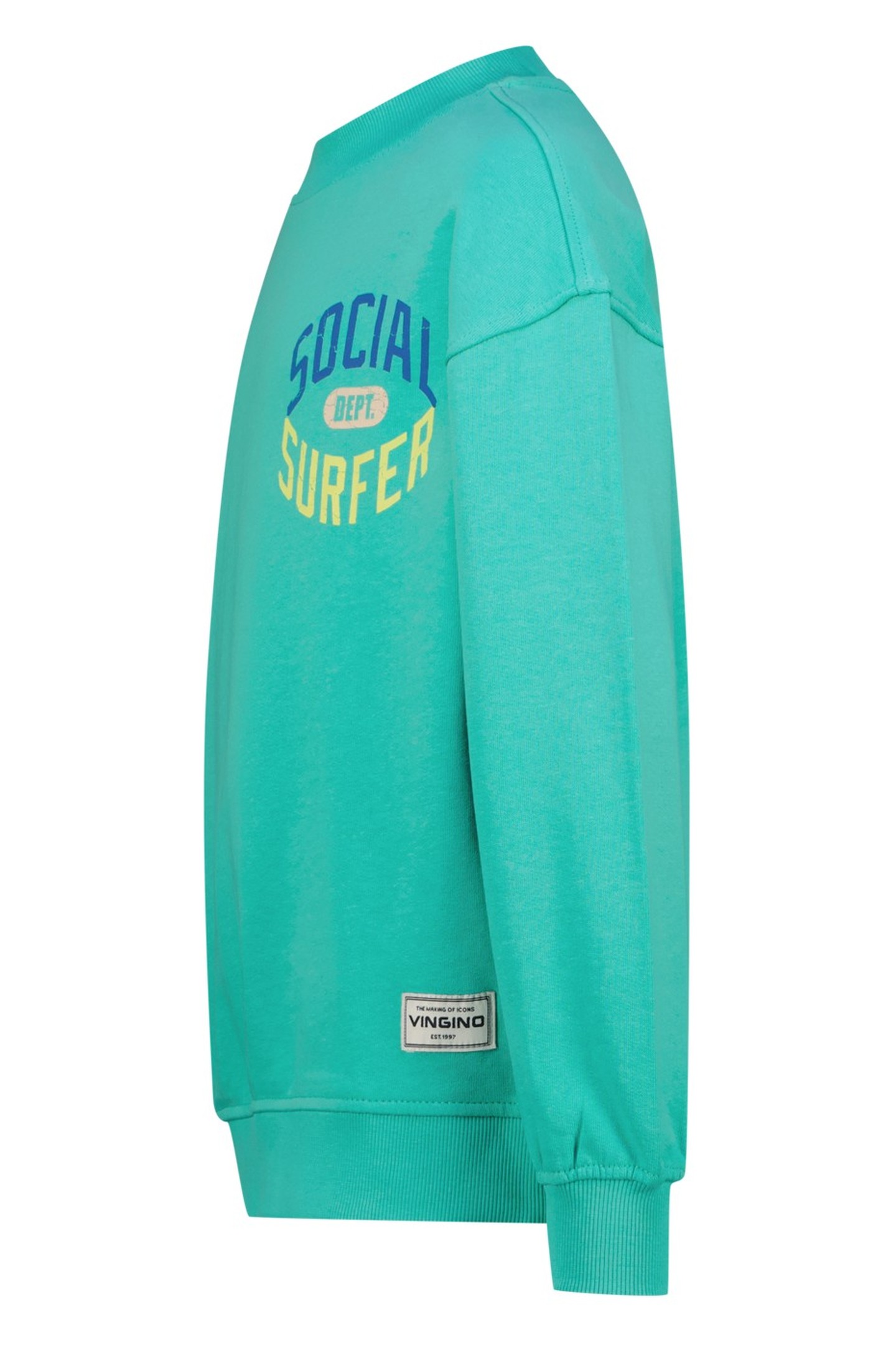 BOYS NURFS SWEATER FEARLESS TURQUOISE 3