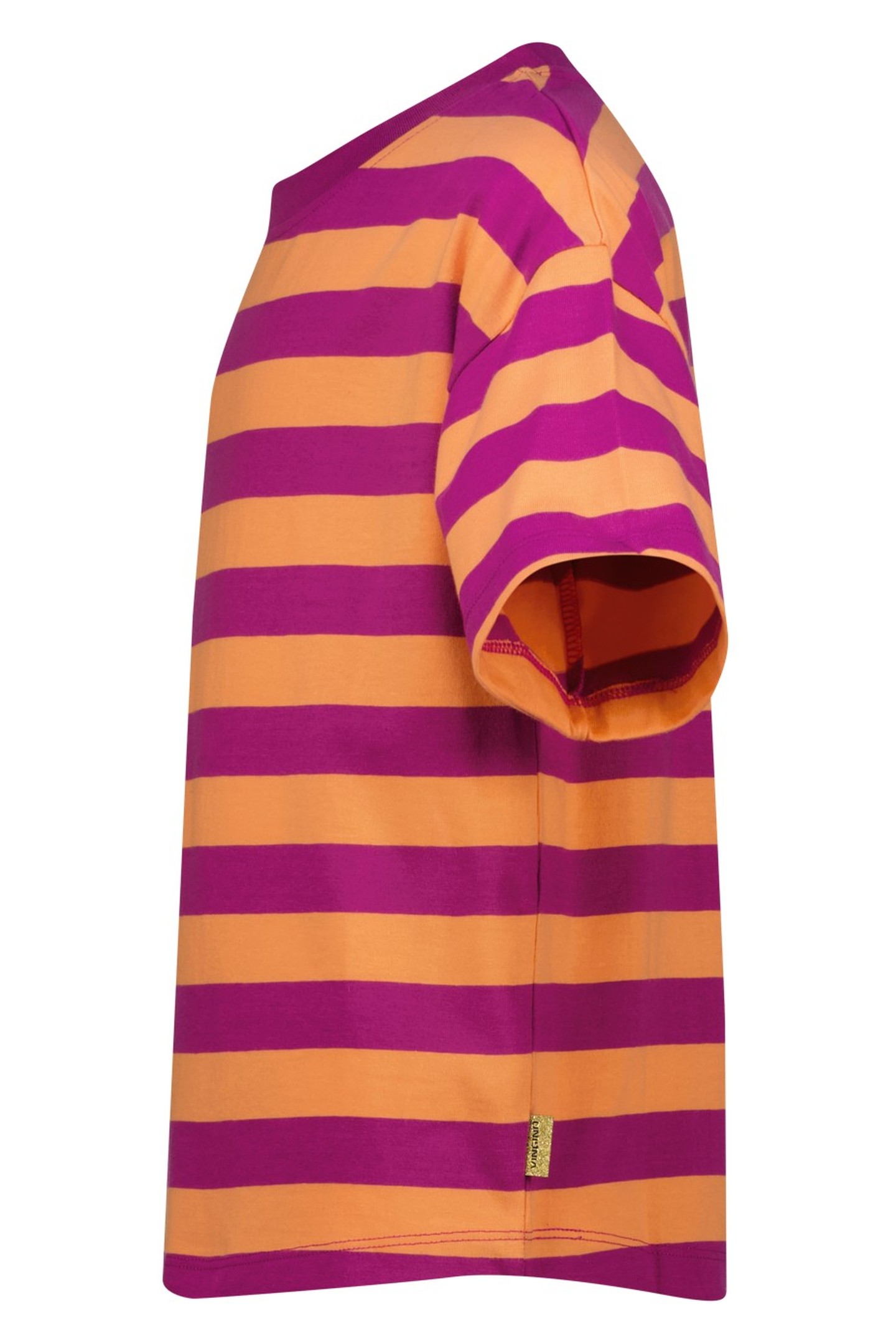 GIRLS BASIC STRIPE TEE T-SHIRT ASTER PINK 3