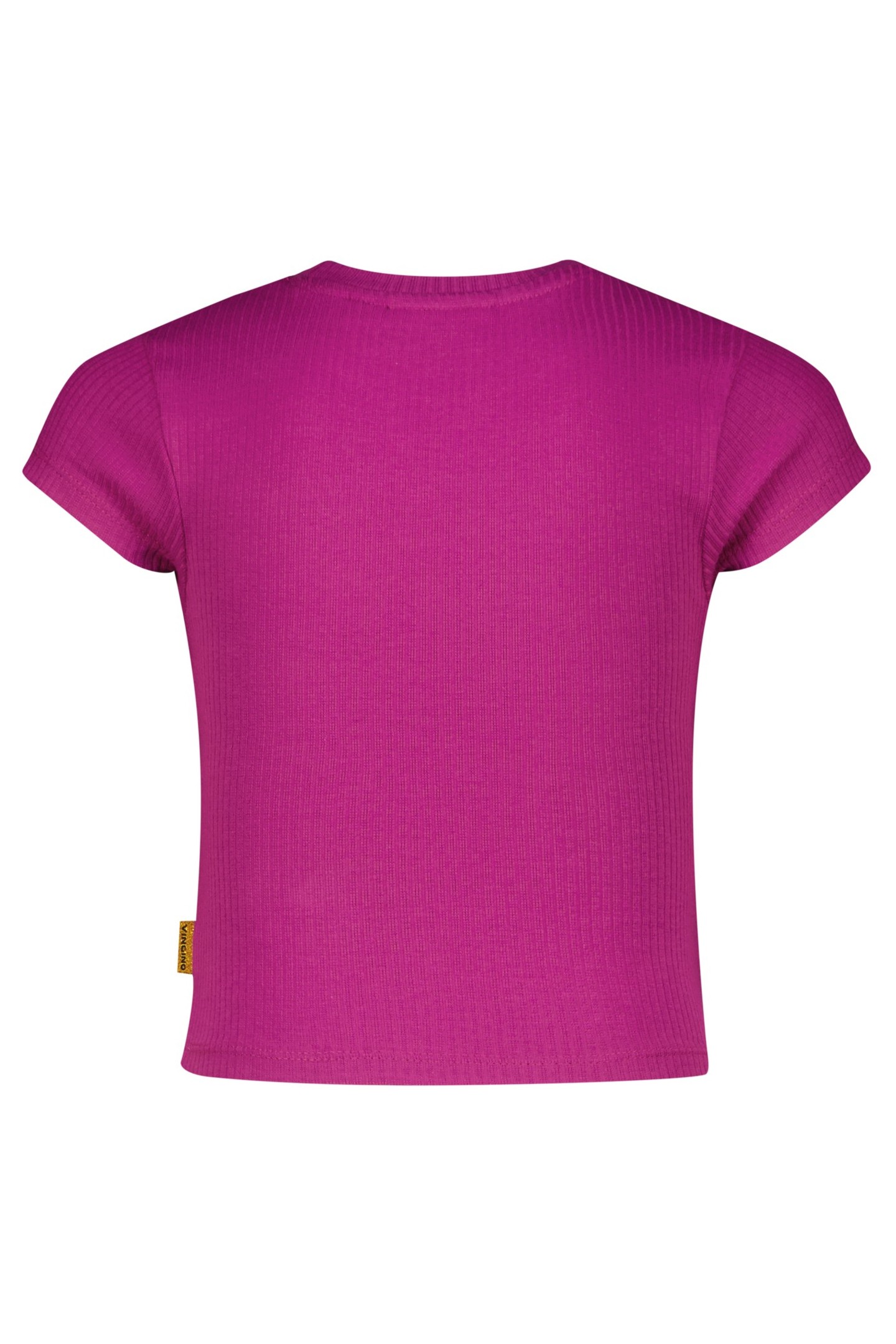 GIRLS BASIC-CROP RIB TEE T-SHIRT ASTER PINK 2