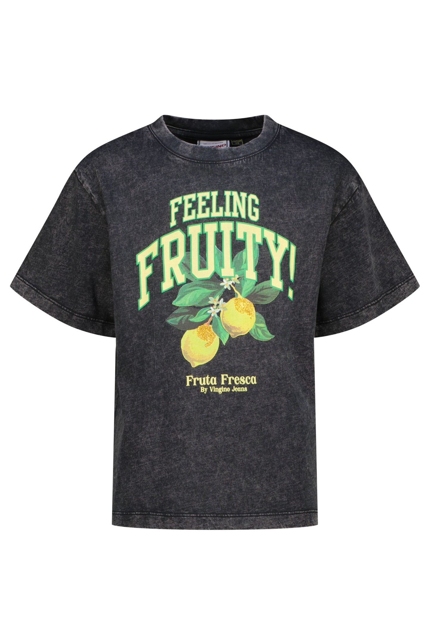 GIRLS HEIKE T-SHIRT WASHED BLACK 1