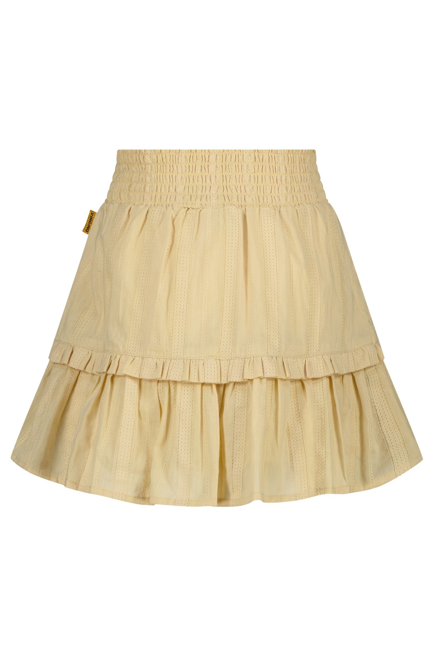GIRLS QARINA MIDI SKIRT PEBBLE 2