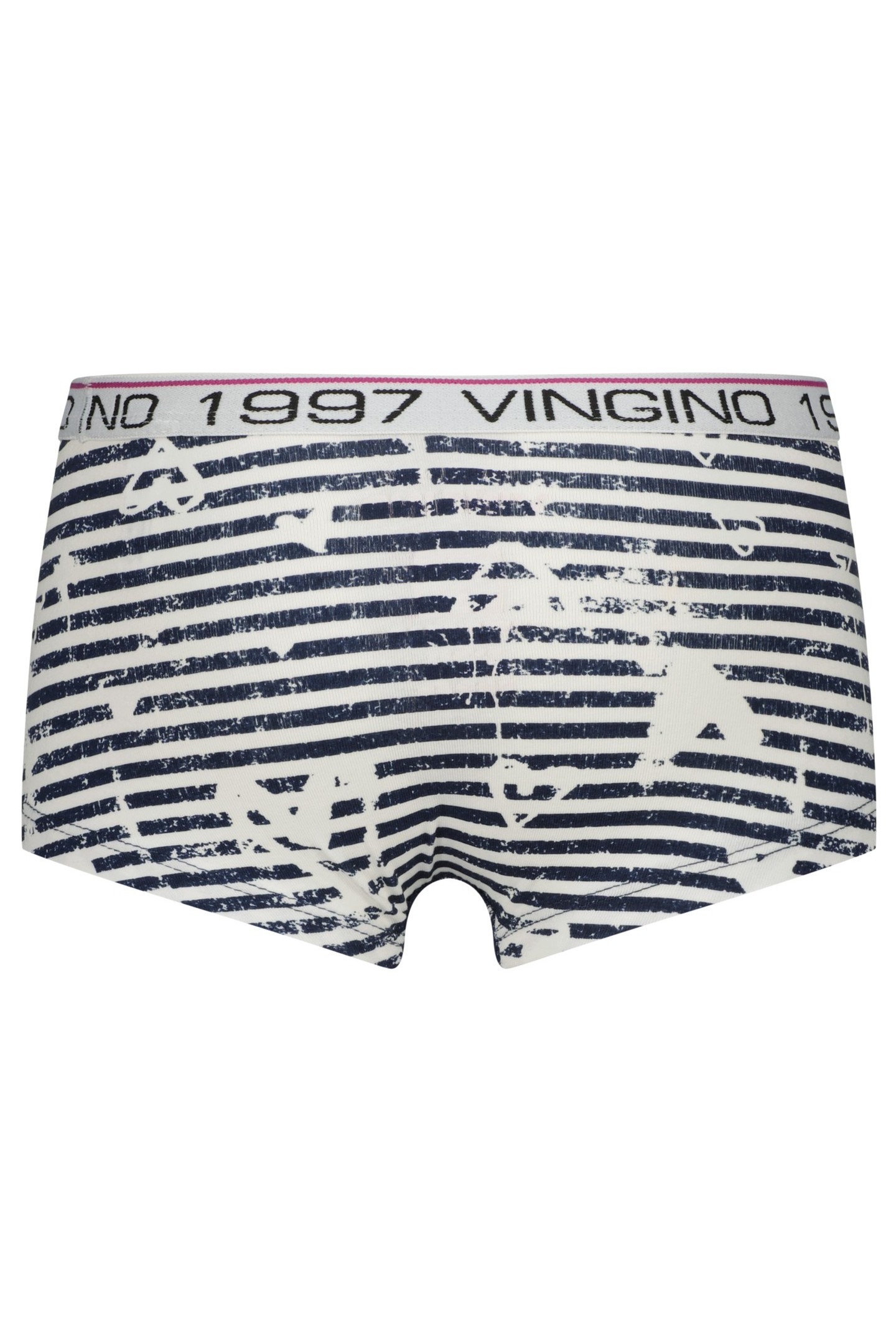 GIRLS G-SO26-5 STRIPE SINGLET SET UNDERWEAR SET DARK BLUE 6