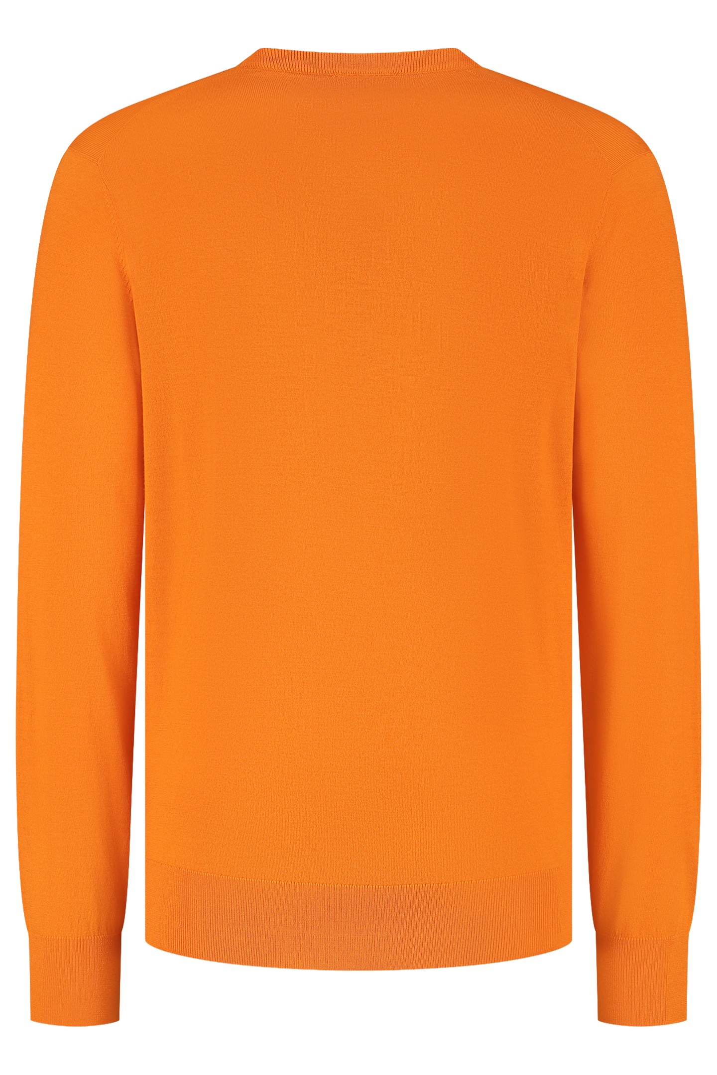 CREW NECK 100% MERINO CURCUMA ORANGE 4