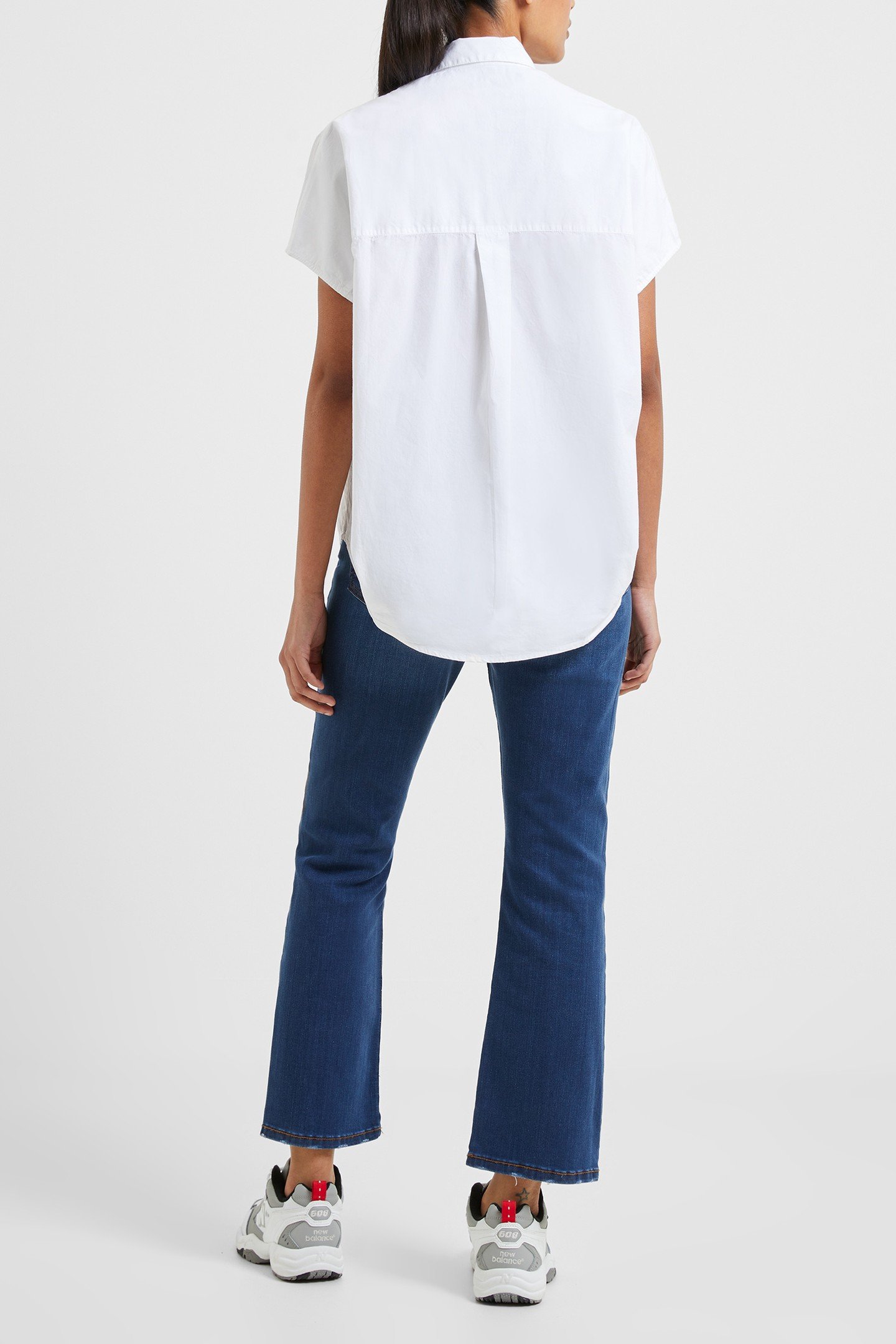 CELE RHODES POPLIN SLVLSS SHRT LINEN WHITE 3