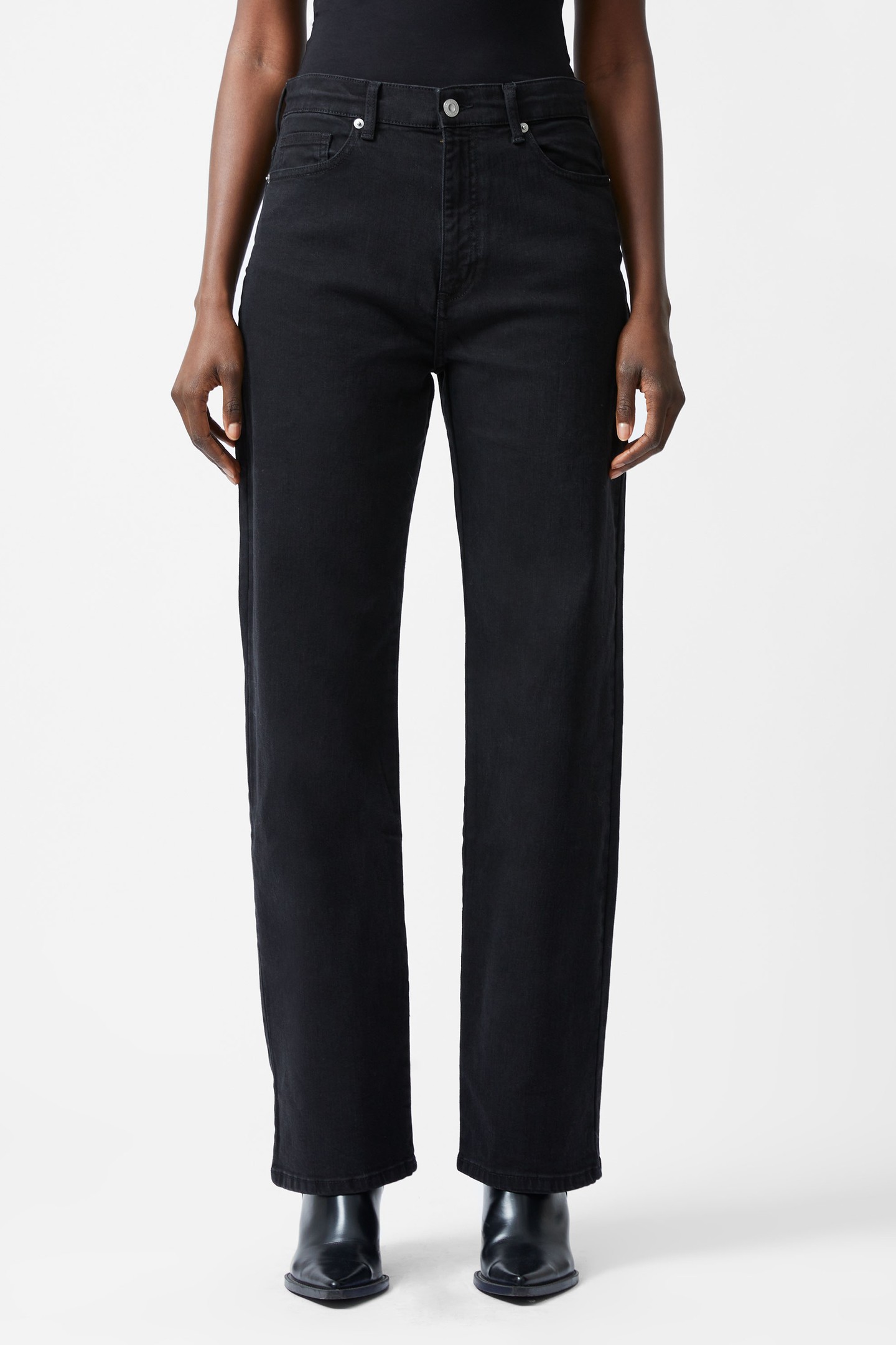 TOMS DENIM BLEACH LINE JEAN JUST BLACK 1