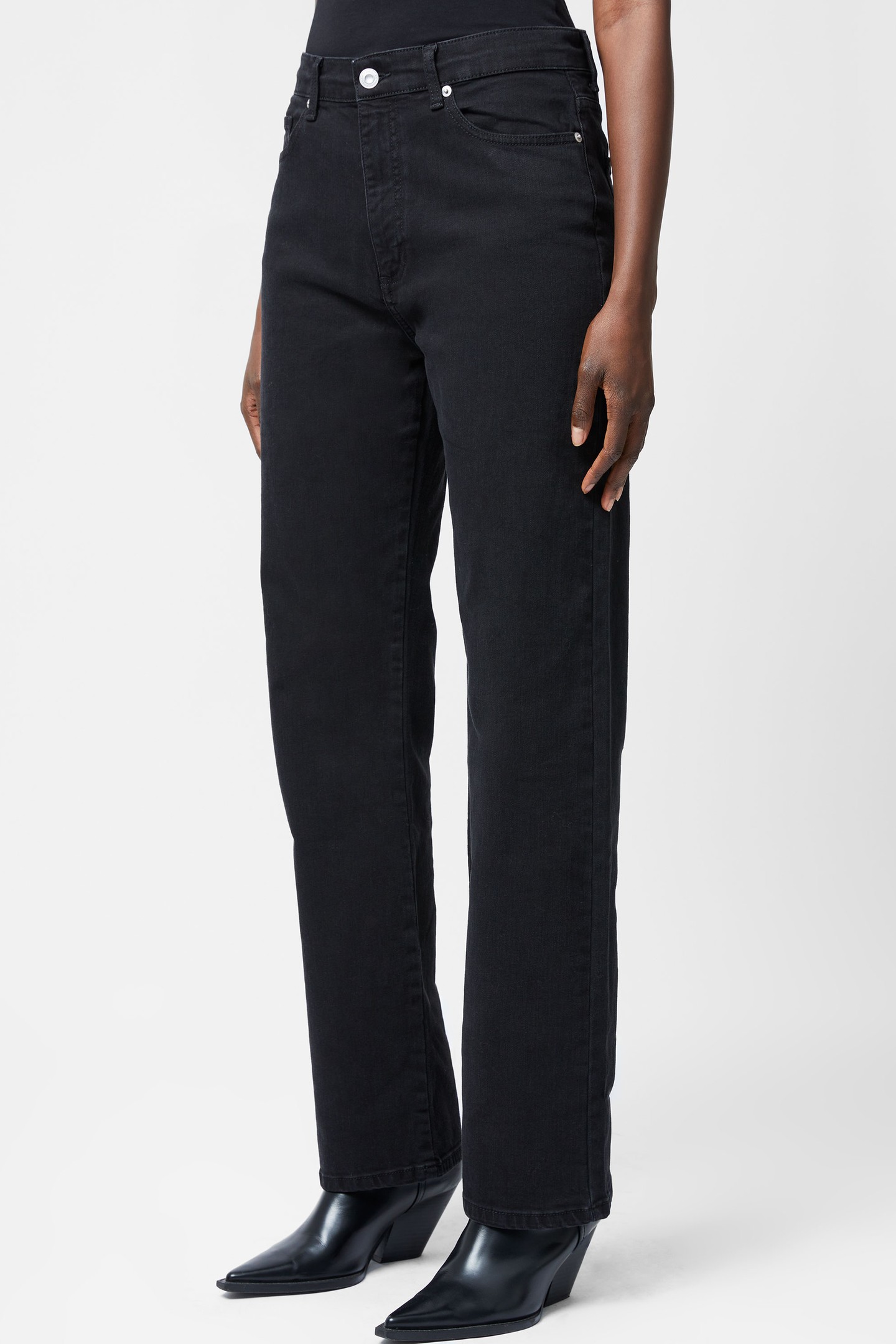 TOMS DENIM BLEACH LINE JEAN JUST BLACK 2