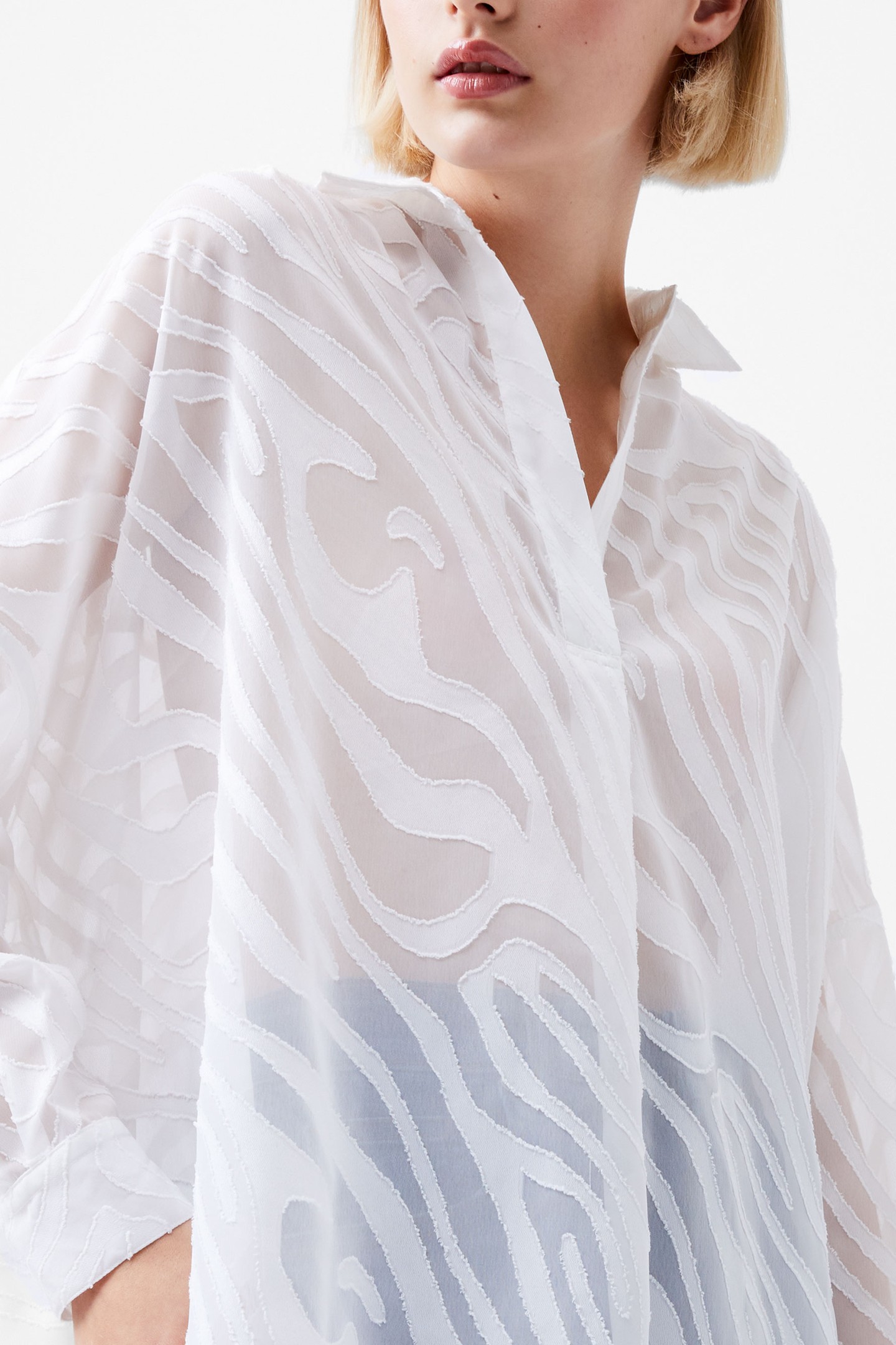 ZEBRA DEVORE POPOVER WINTER WHITE 4