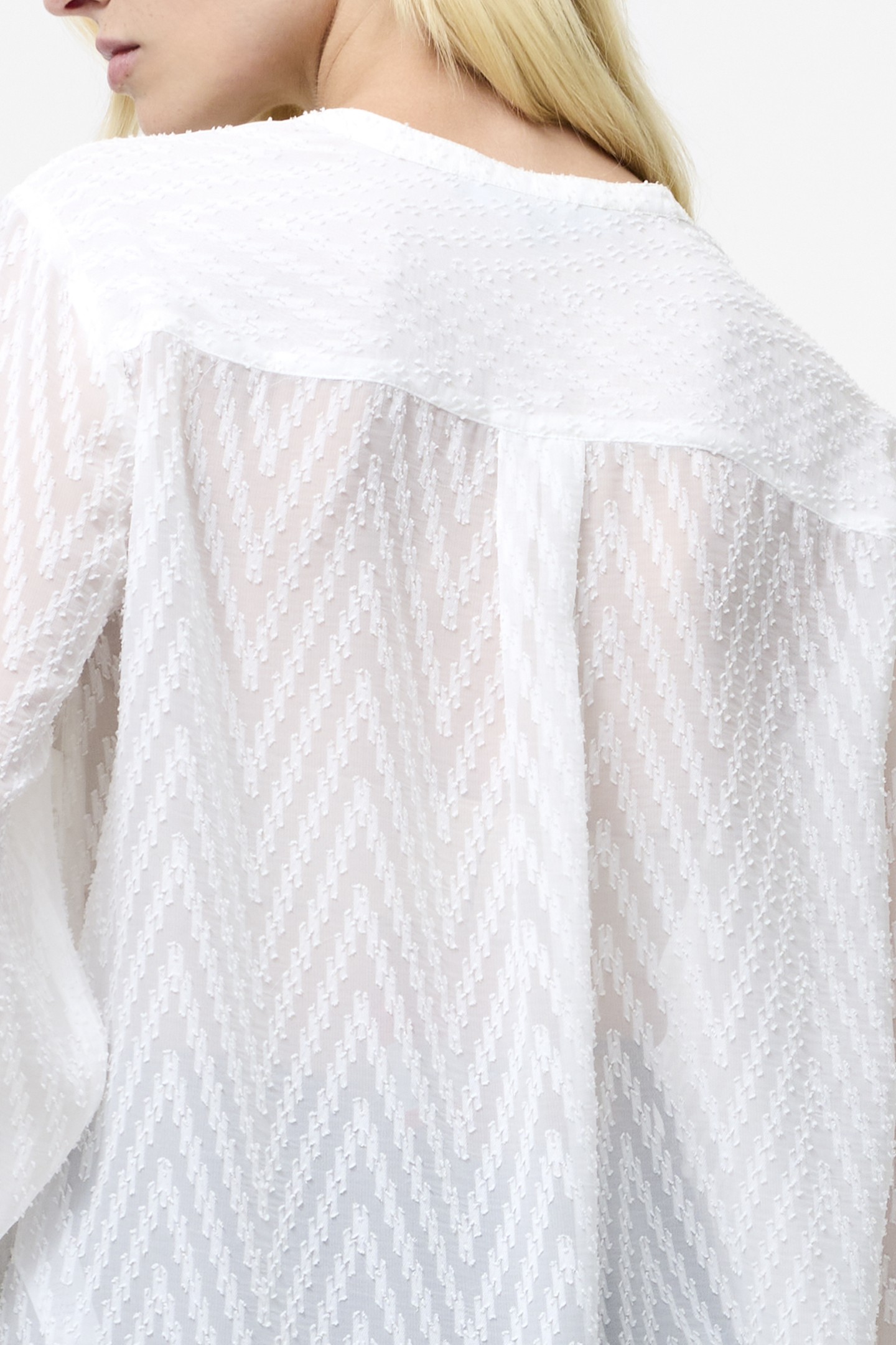 DAYTON FIL DE COUPE L/S SHIRT SUMMER WHITE 4