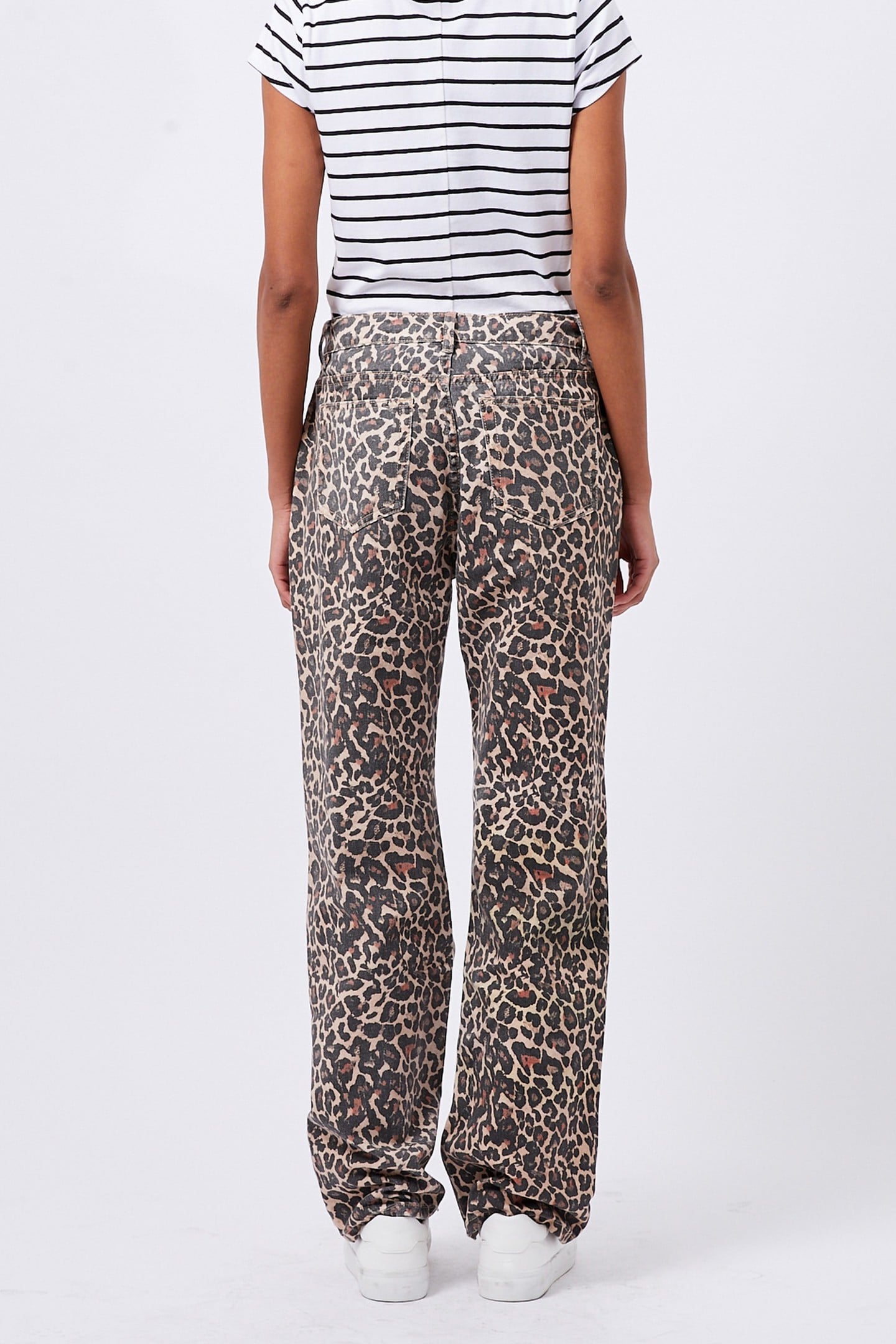 RALLIE STRIPE FITTED TEE WHITE/BLACK 2