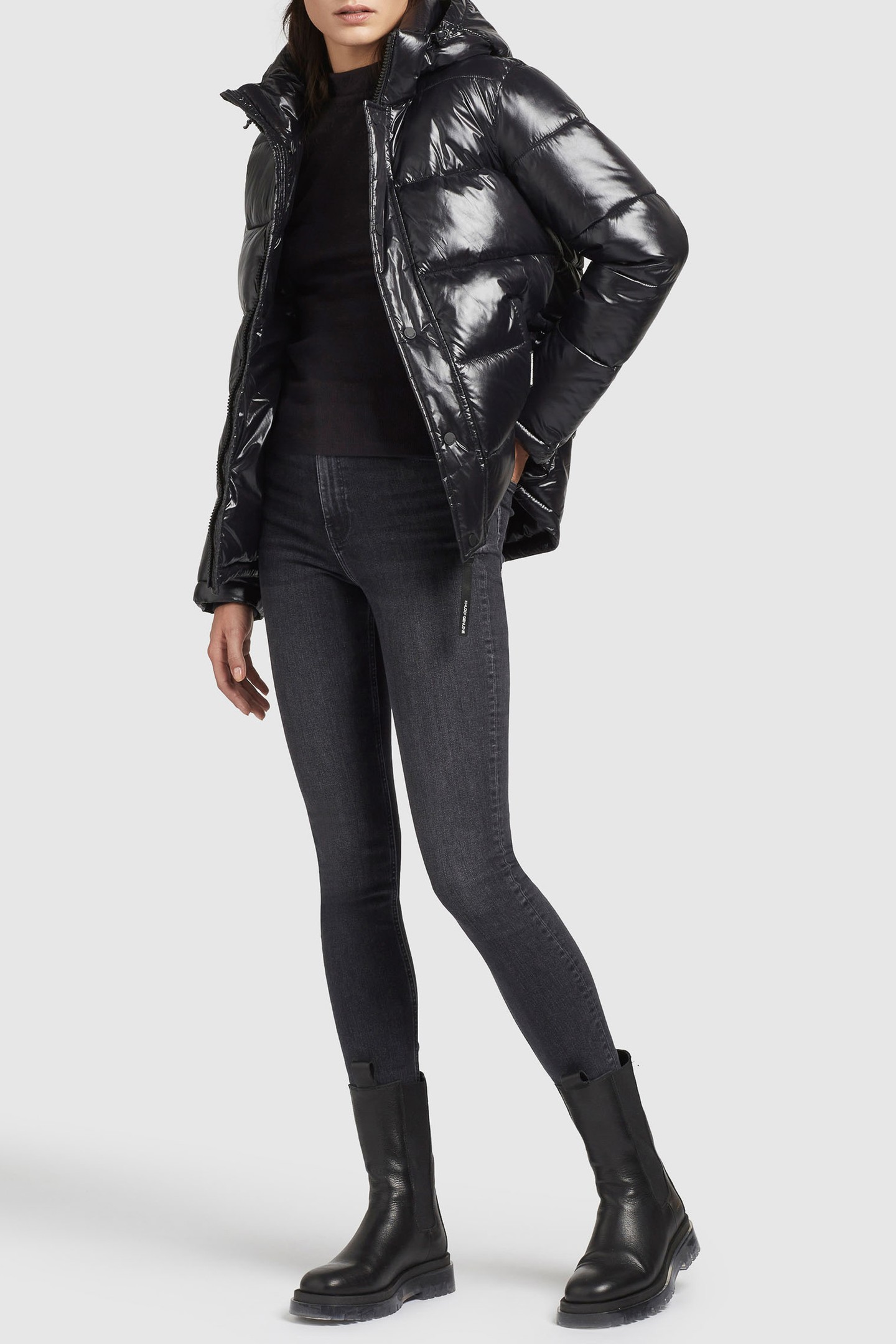 GERDA SHINY HIGH SHINE BLACK 3