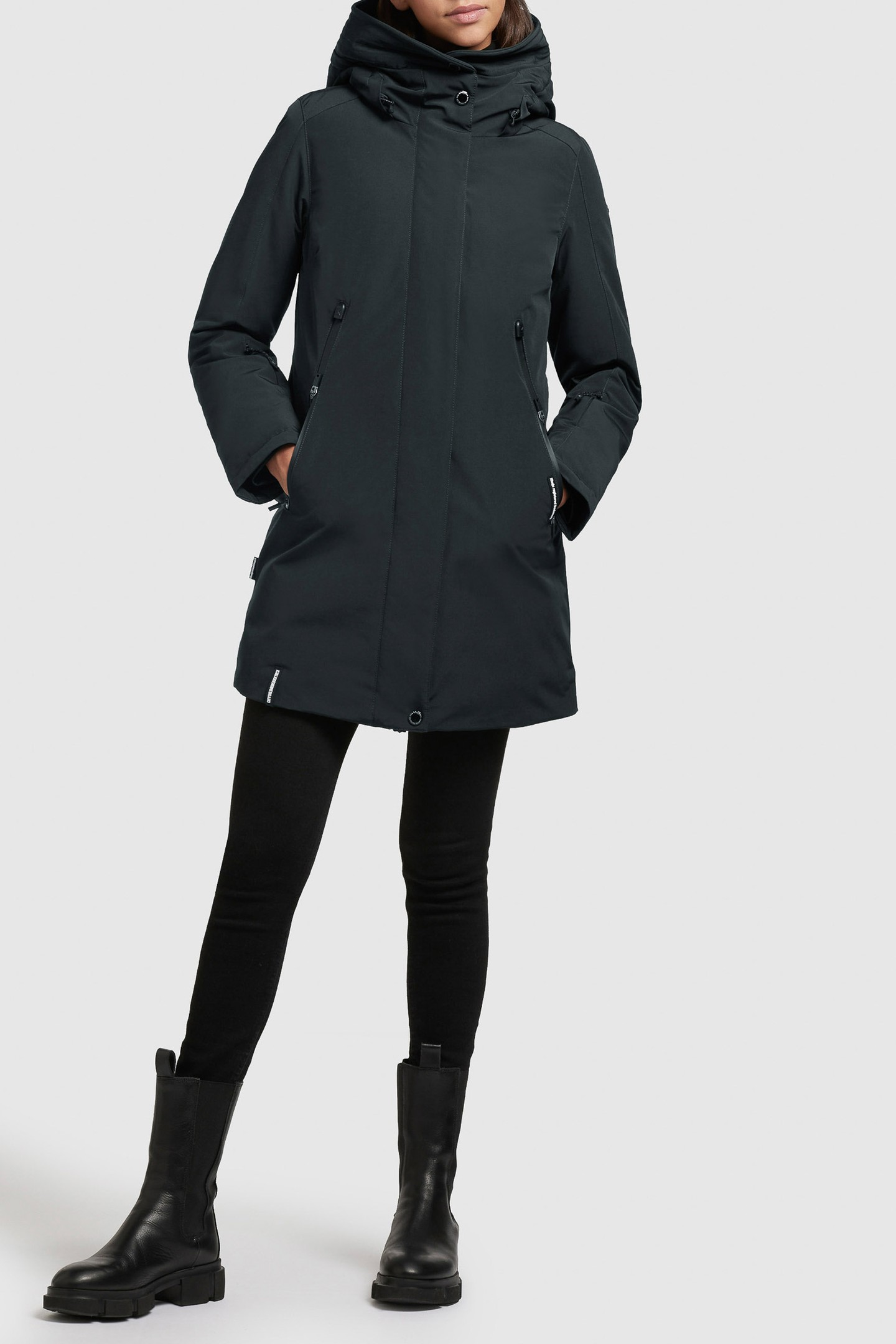 Khujo Viona3 Obrage Blue Maat: XXL | Winterjassen Outlet | Dames | Zwart