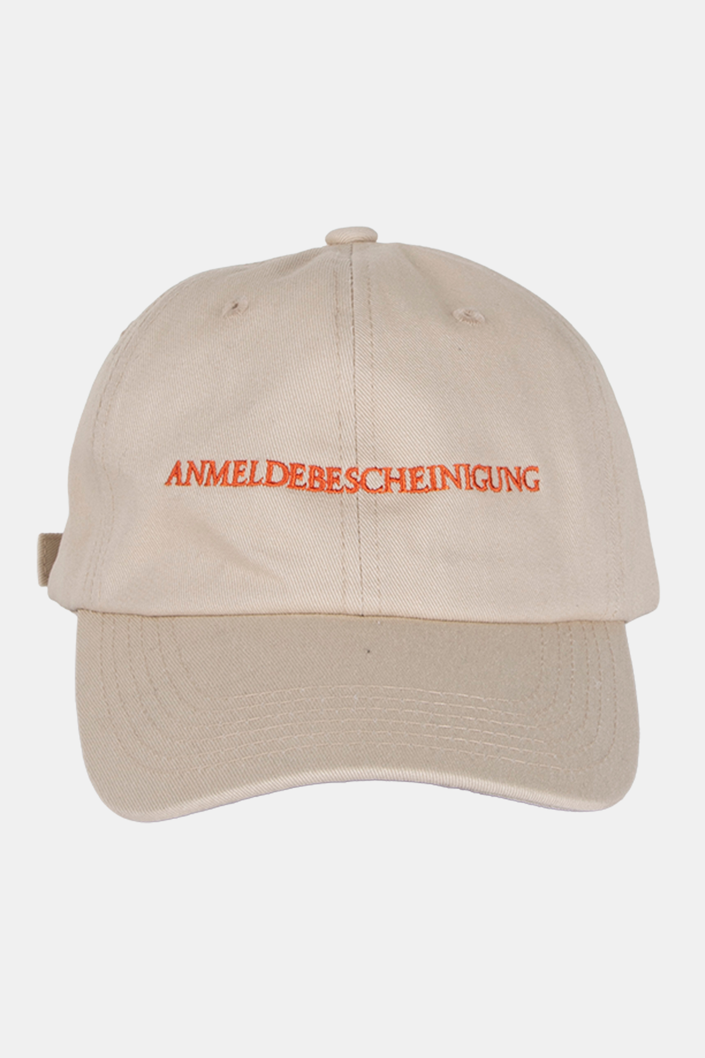 HO HO COCO – ANMELDEBESCHEINIGUNG CAP BEIGE X RED 1