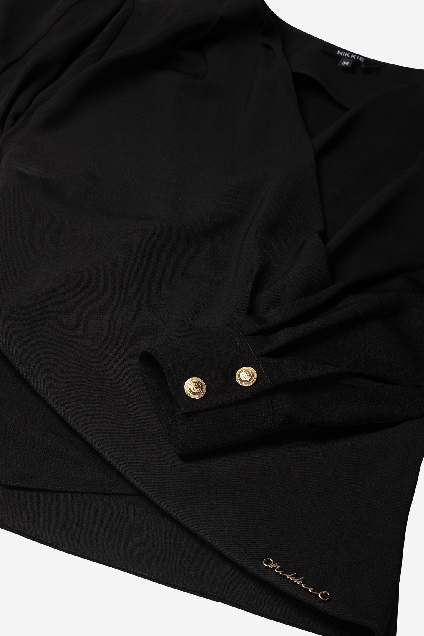 IMANI WRAP TOP BLACK 4