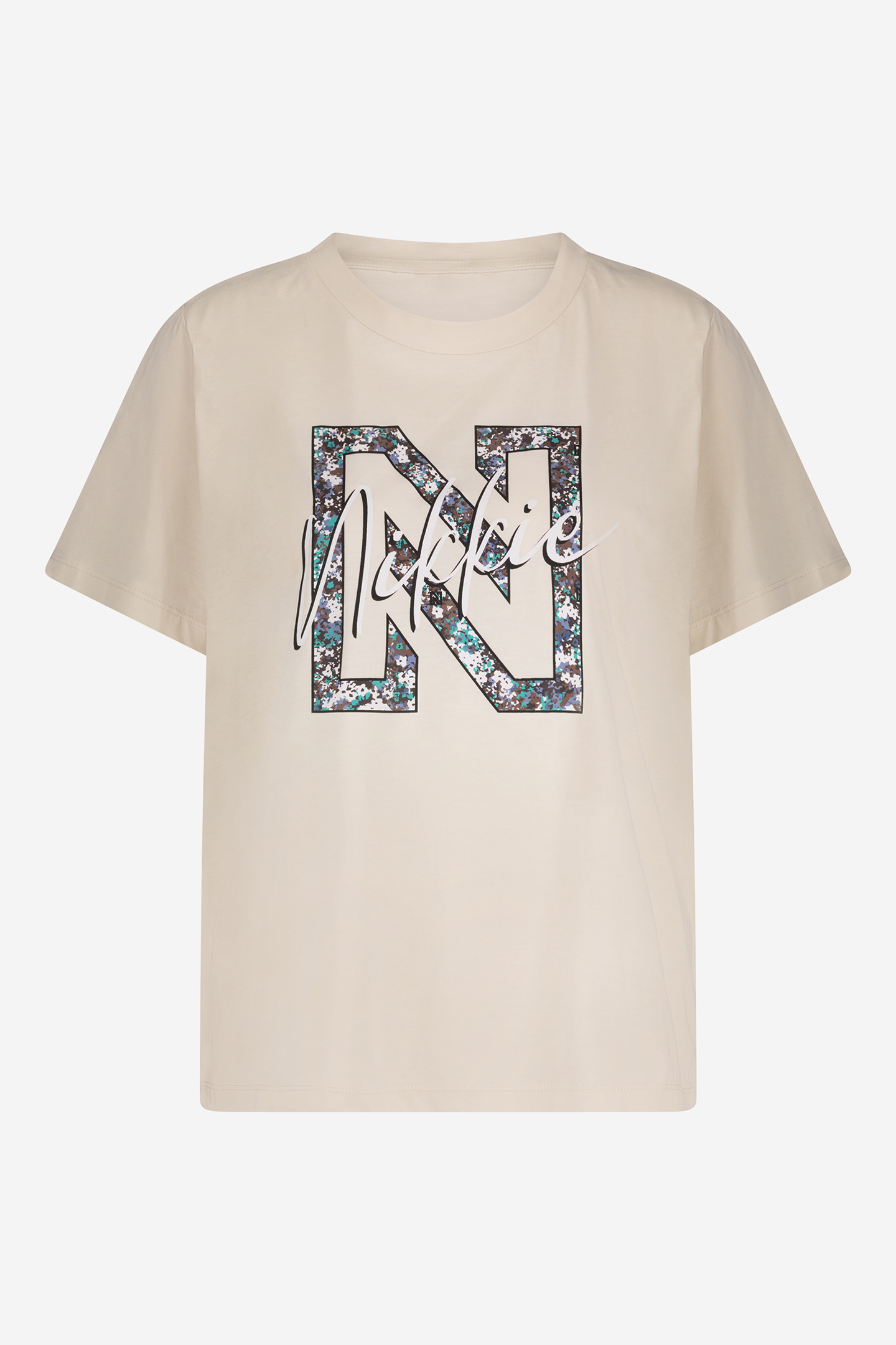 BIG N T-SHIRT VANILA by NIKKIE