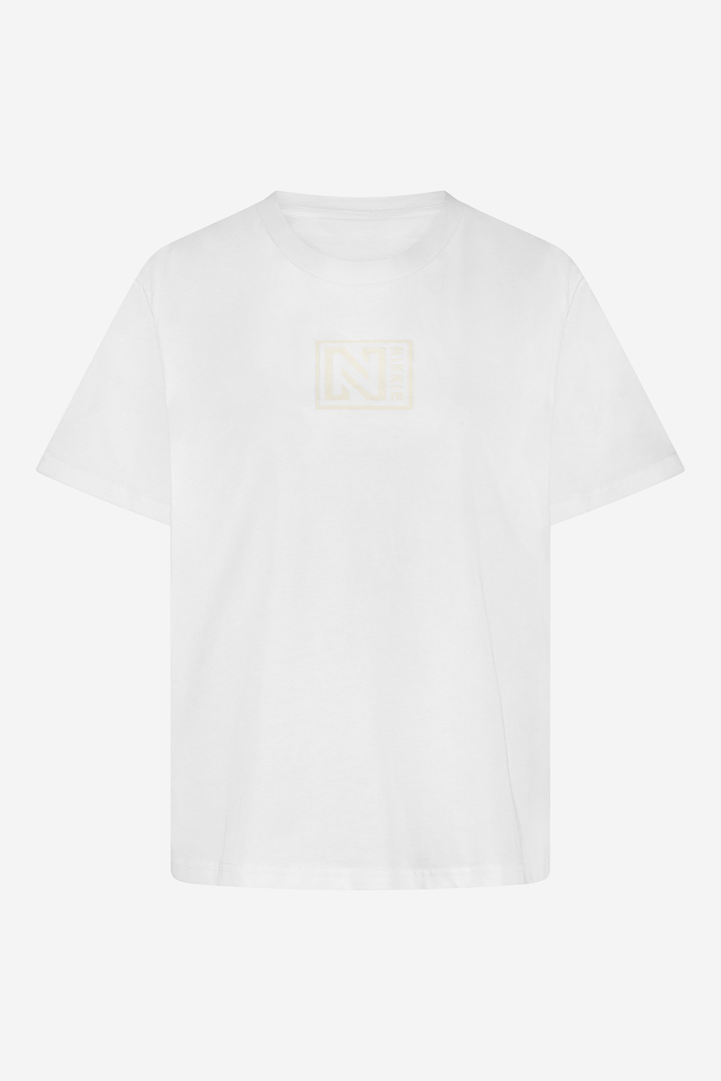 LOGO T-SHIRT STAR WHITE by NIKKIE